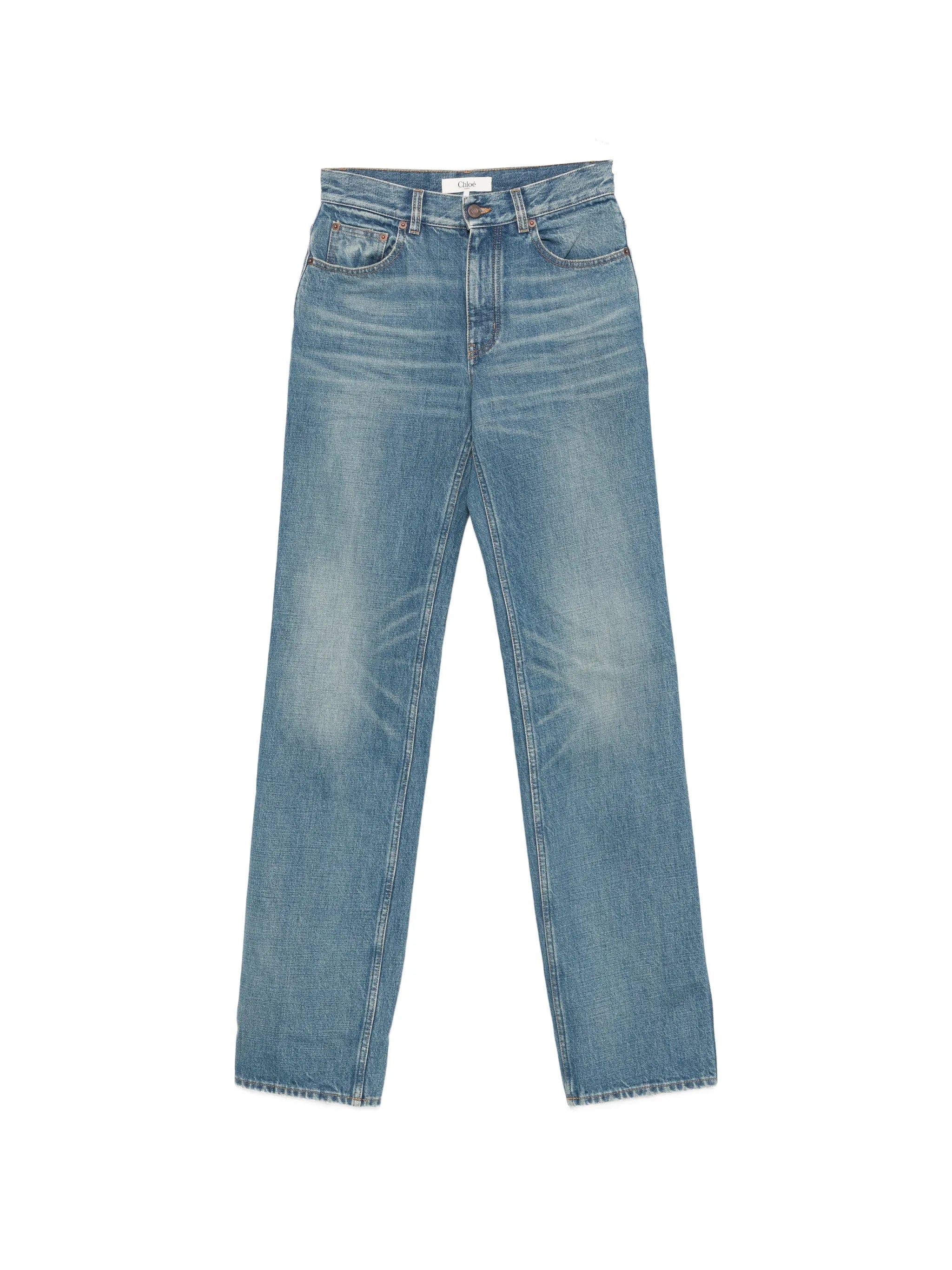 Chloé pocket logo - patch jeans