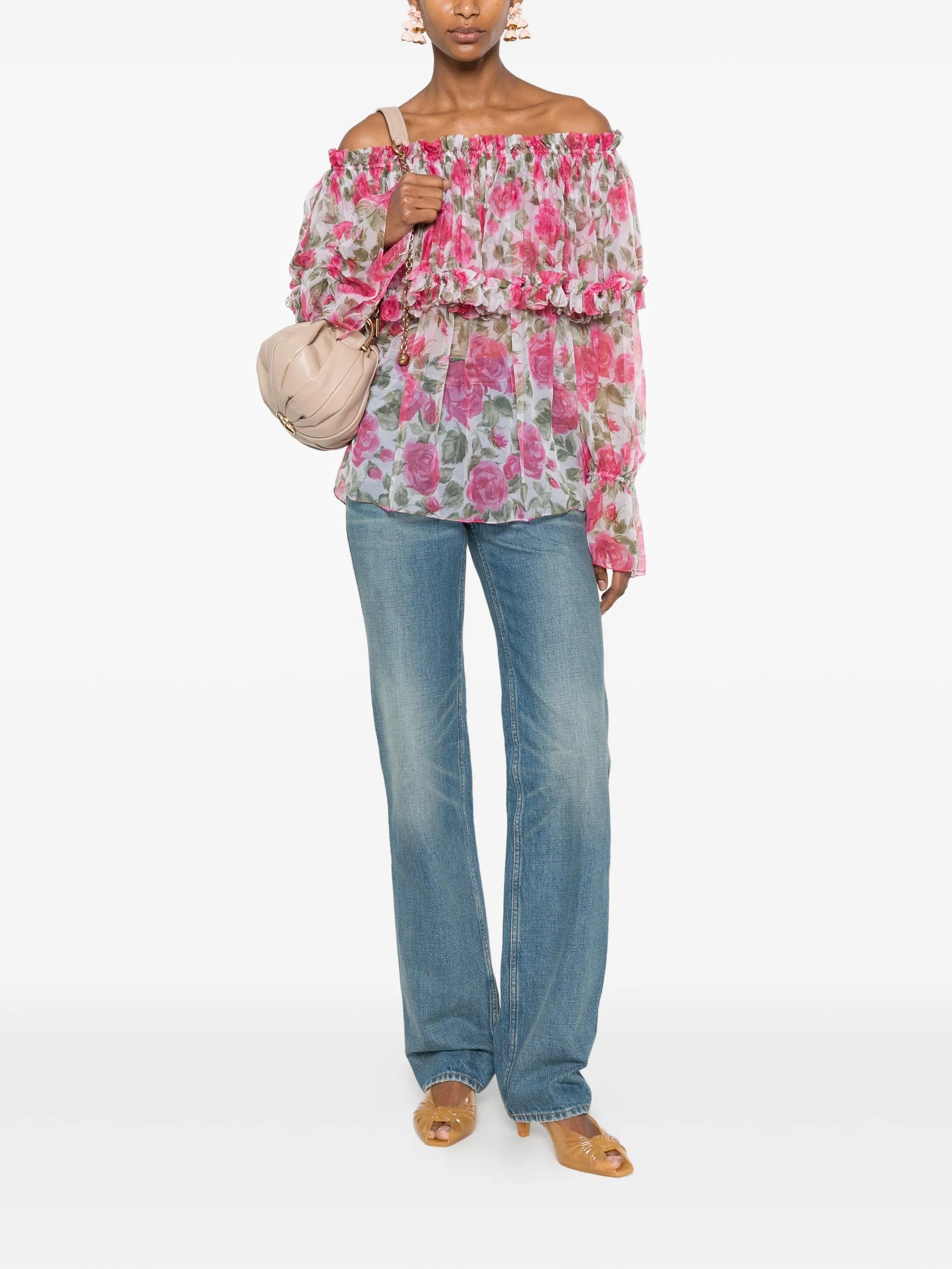 Chloé pocket logo - patch jeans