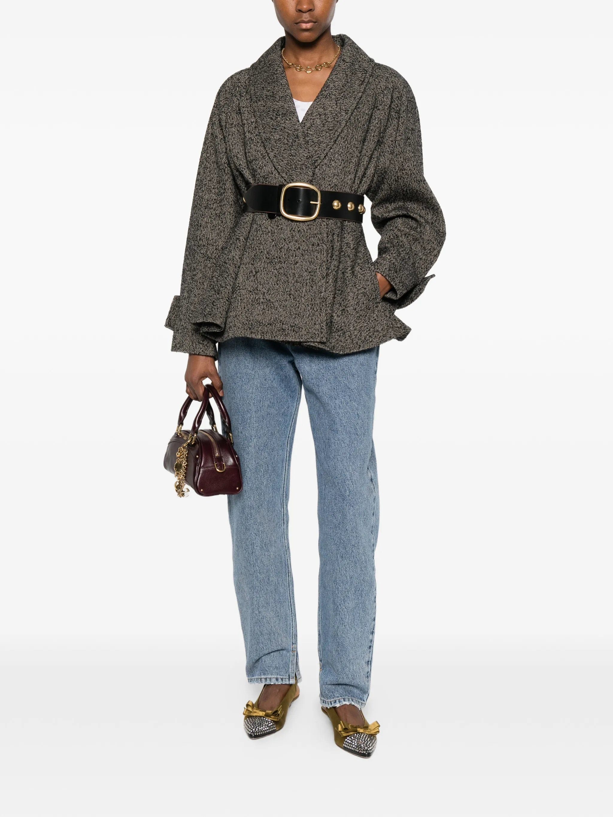 Chloé high - waisted tapered jeans
