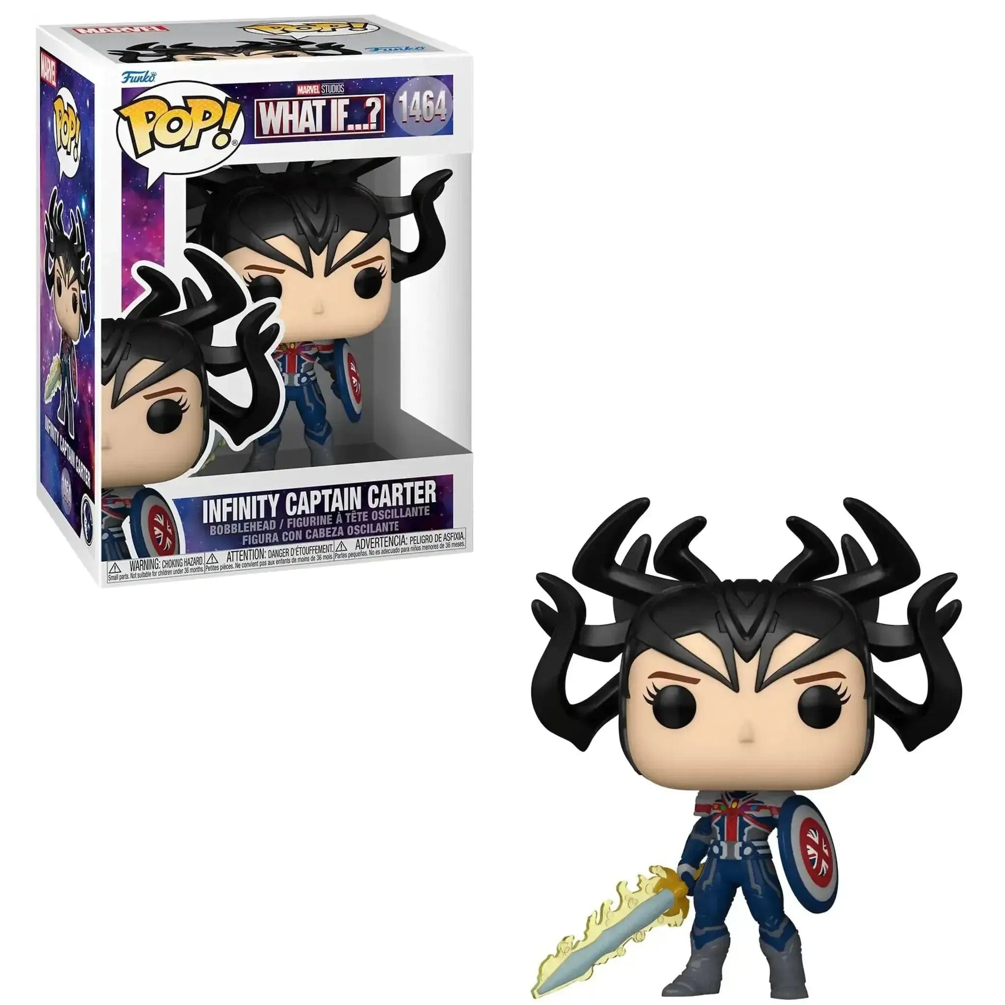 Funko Marvel [What If...?] - Infinity Captain Carter Bobble - Head Figure (4.5") - Funko - Pop! Series (1464) - (2024)