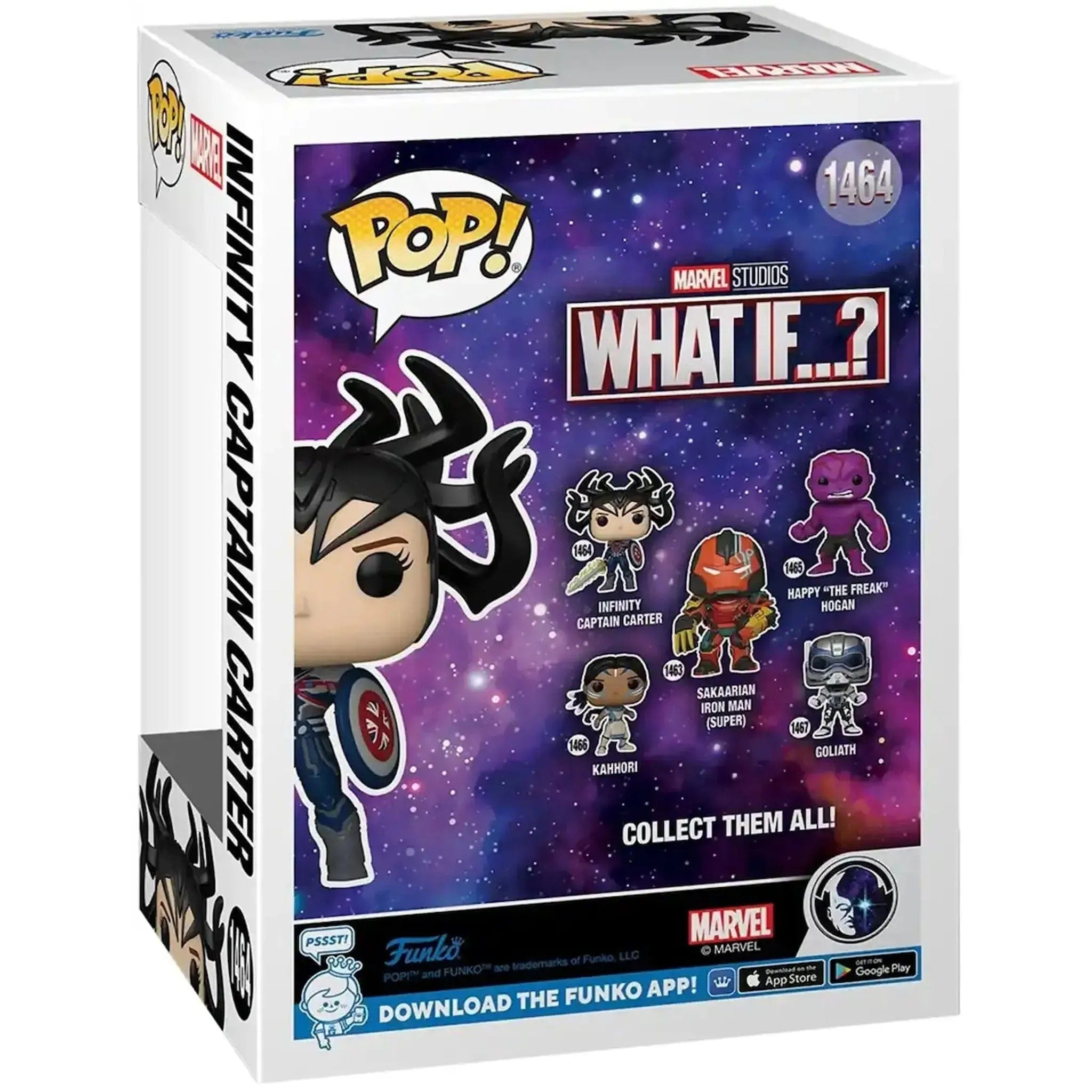 Funko Marvel [What If...?] - Infinity Captain Carter Bobble - Head Figure (4.5") - Funko - Pop! Series (1464) - (2024)