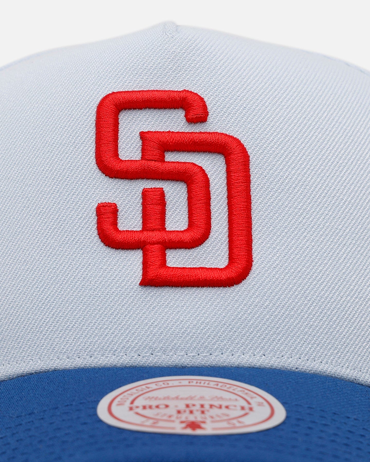 Mitchell & NESS San Diego Padres Cherry Logo Pro Pinch Snapback Cherry