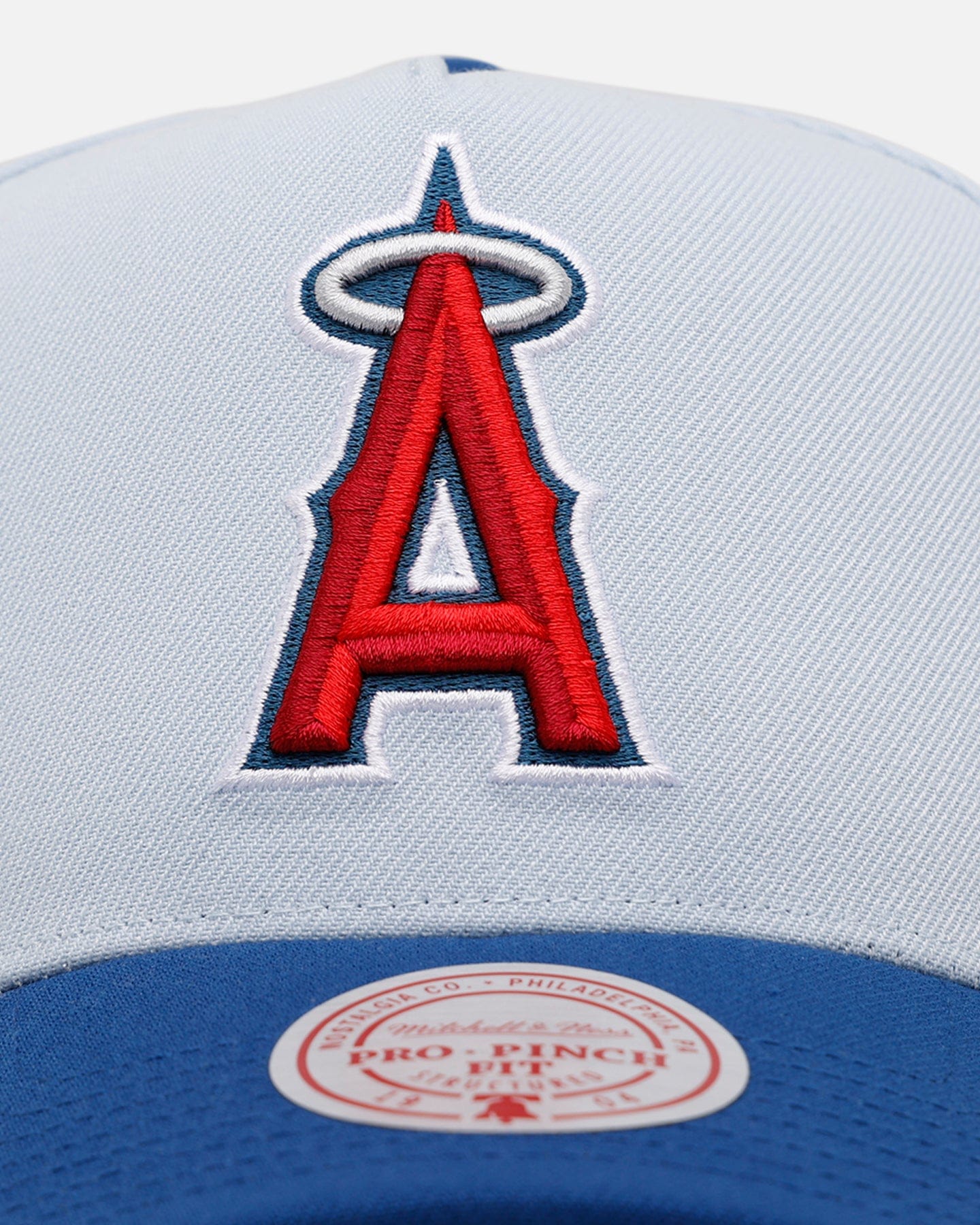 Mitchell & NESS Los Angeles Angels Cherry Logo Pro Pinch Snapback Cherry