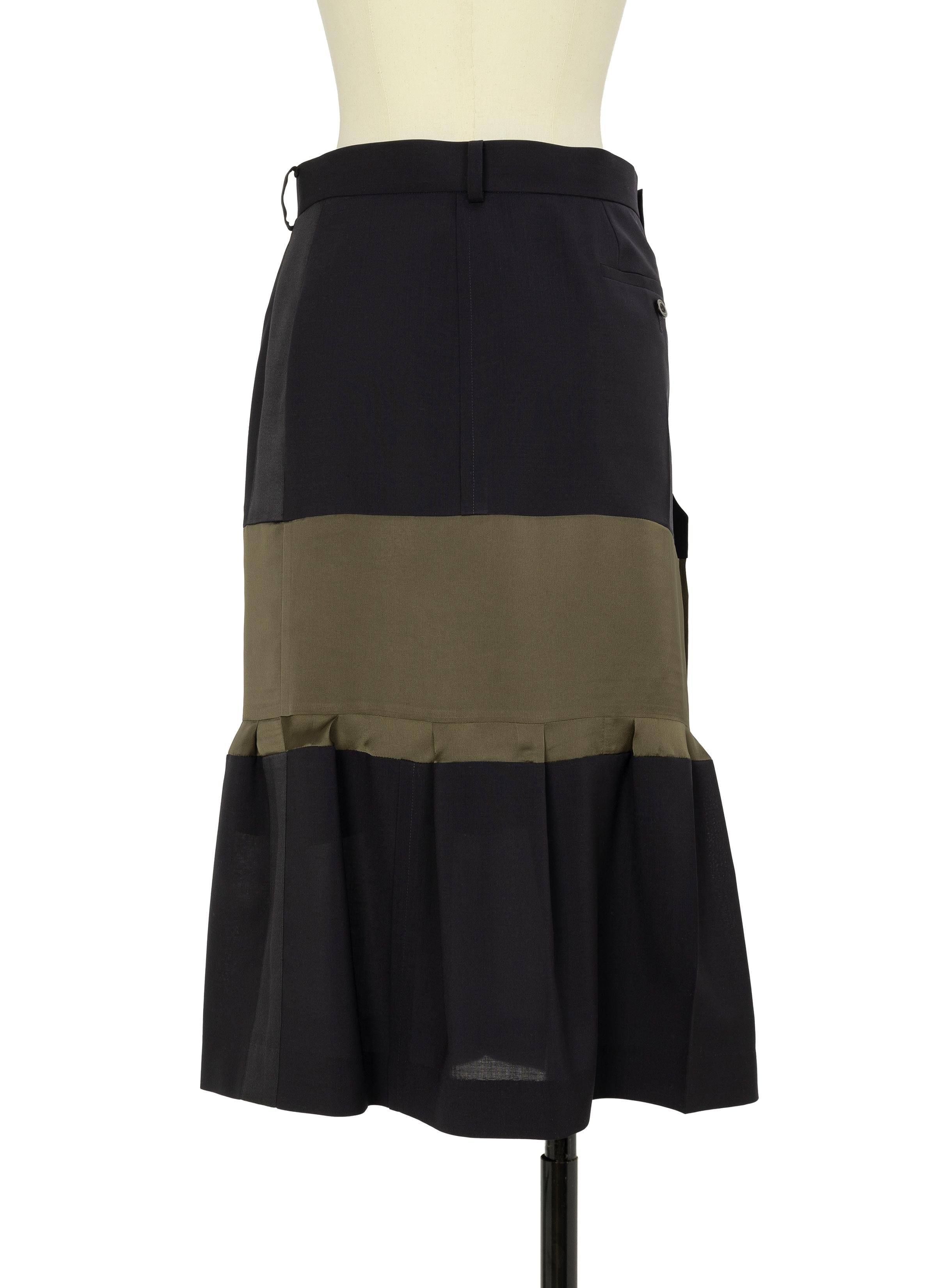Sacai Wool Suiting Skirt