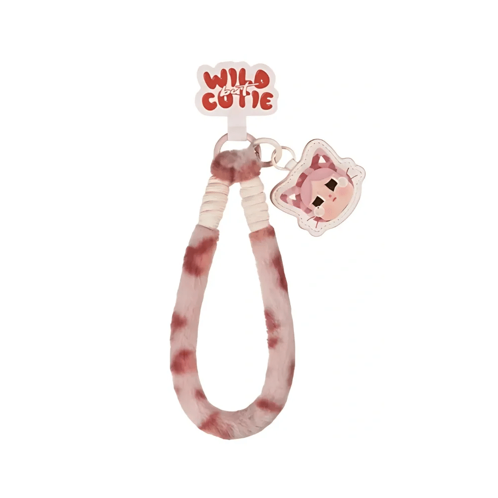 Pop Mart Crybaby Wild but Cutie Series Pink Cutie Phone Charm