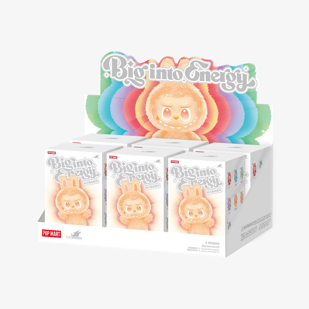 Carmichael Popshop POP MART Labubu Big Into Energy Blind Box
