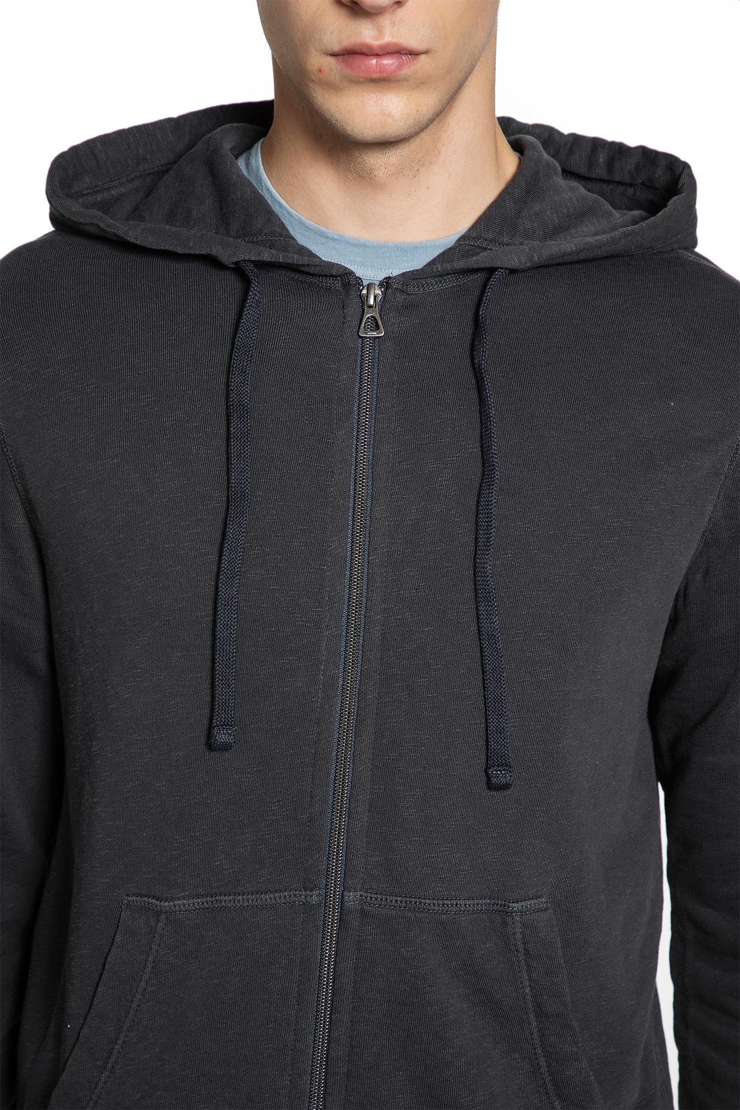 JAMES PERSE Vintage French Terry Zip Up Hoodie