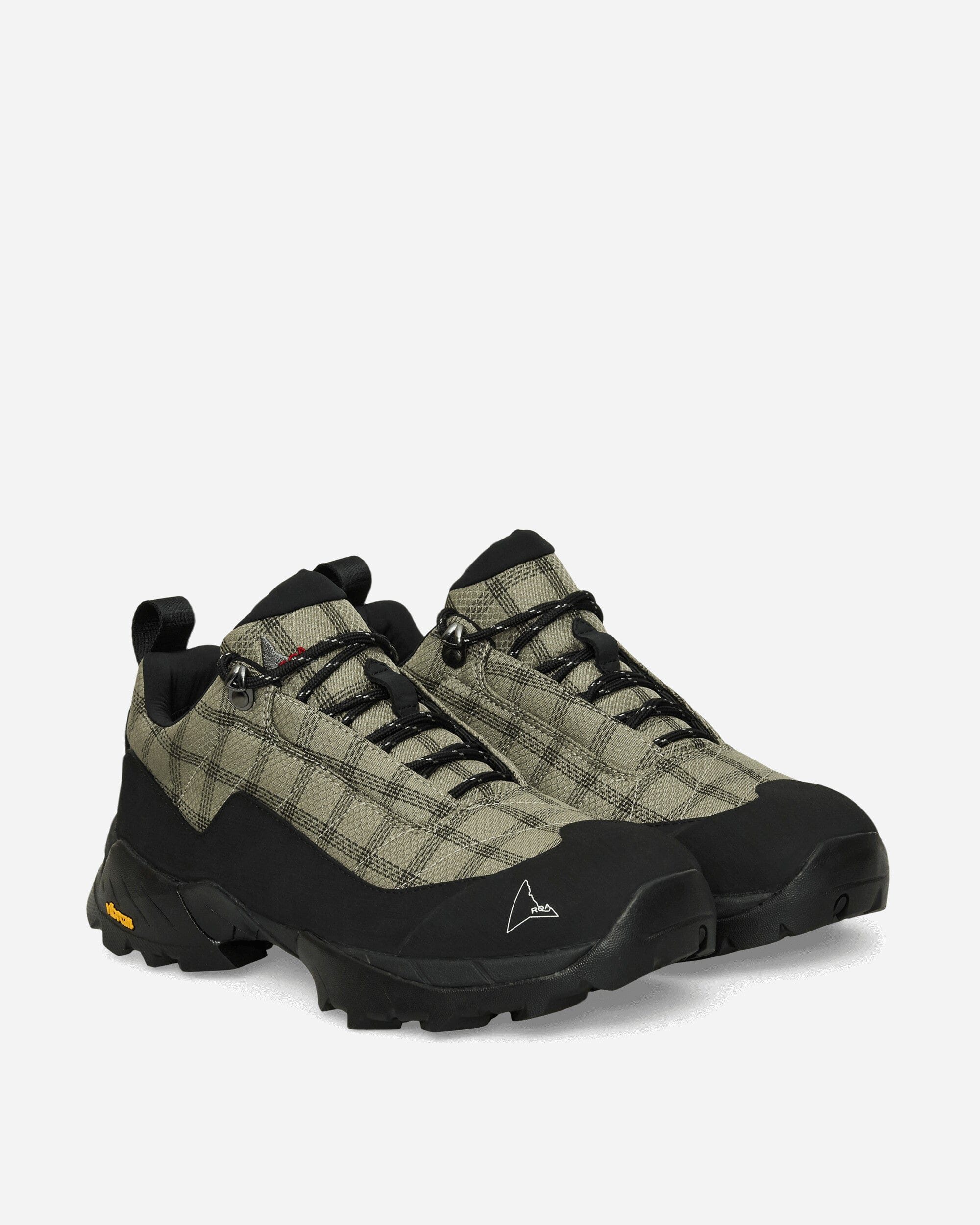 ROA Katharina Boots Taupe / Black Check