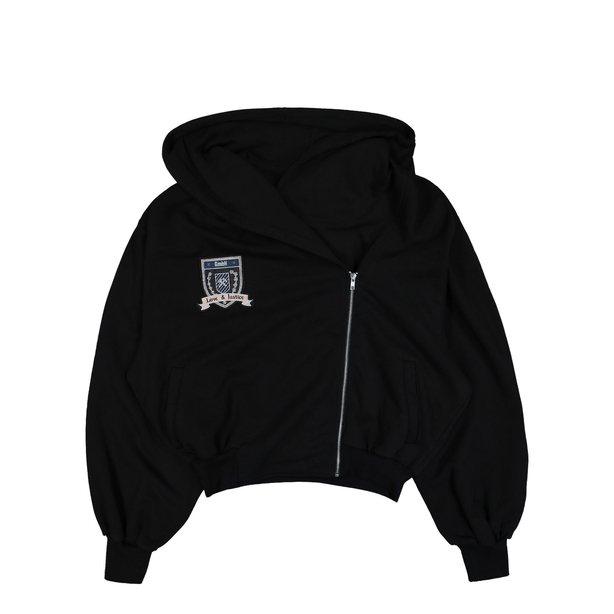 Gmbh Oversized Hooded Jacket W GmbH Coat Of Arms