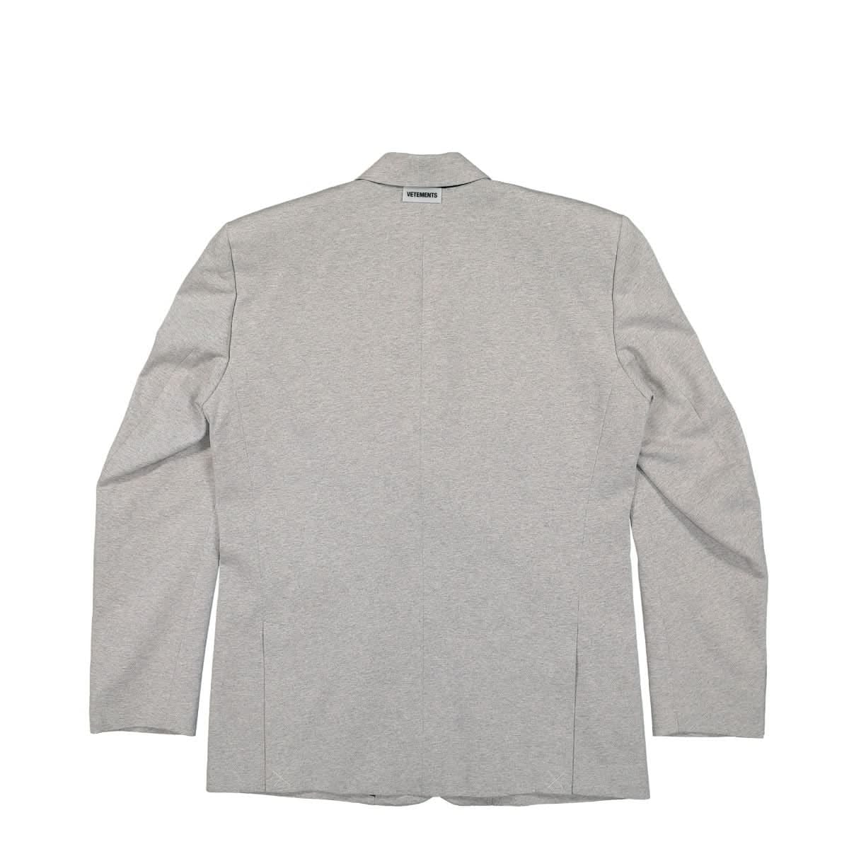 Vetements Boxy Single Breasted Jersey Tailored Jacket