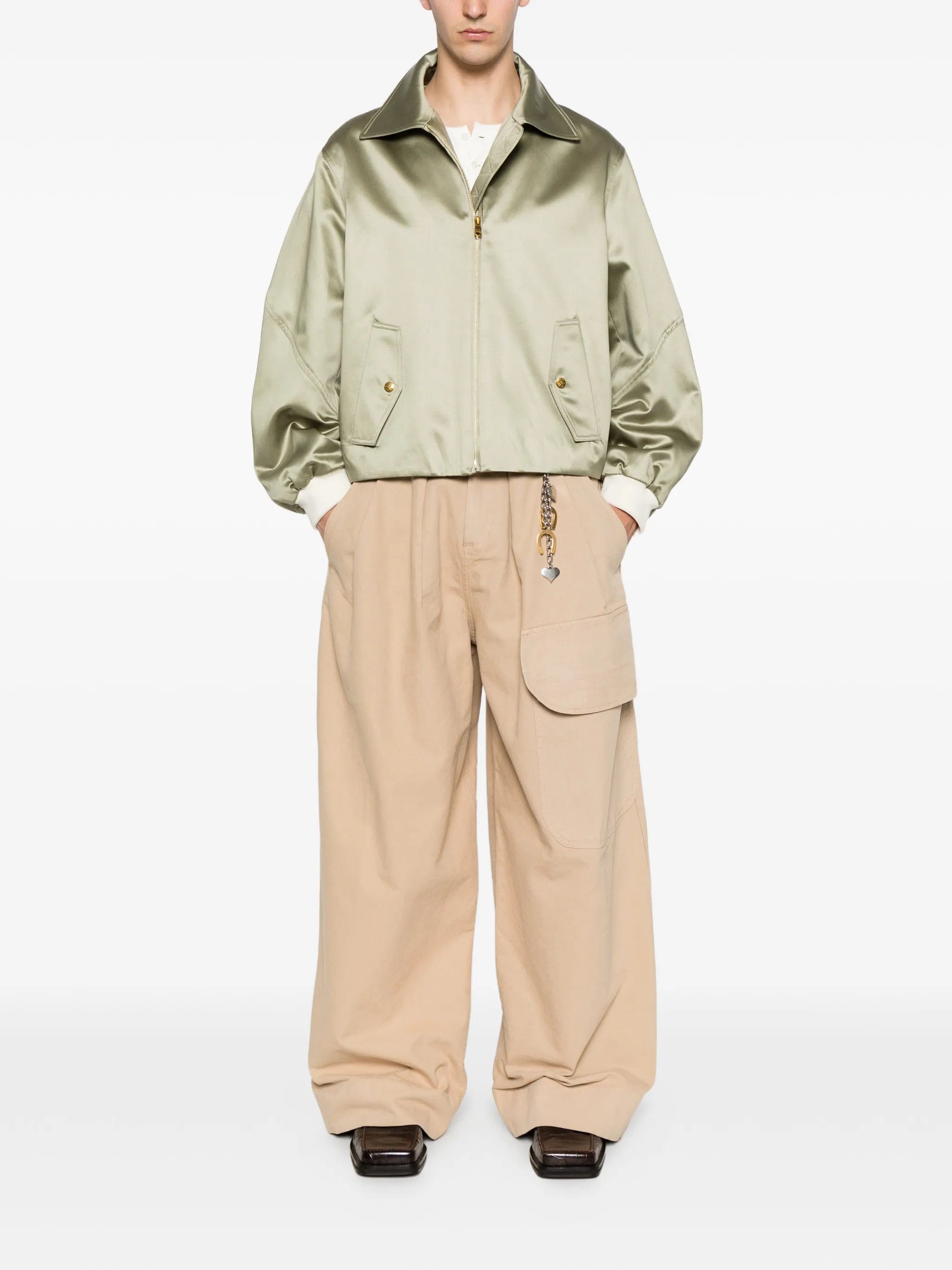 Willy Chavarria Opera zip - up bomber jacket