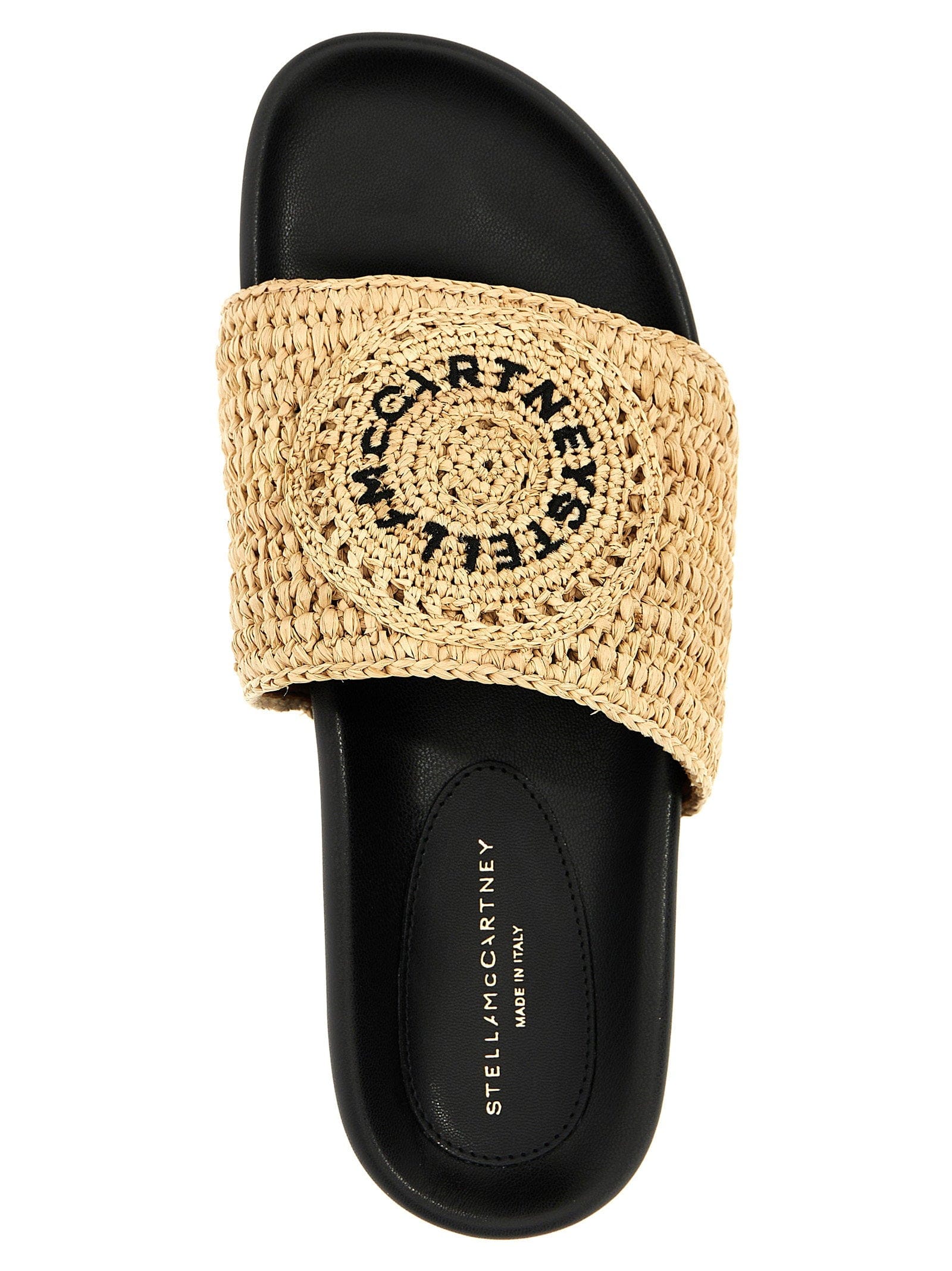 Stella Mccartney Elyse Slide Sandal — Natural