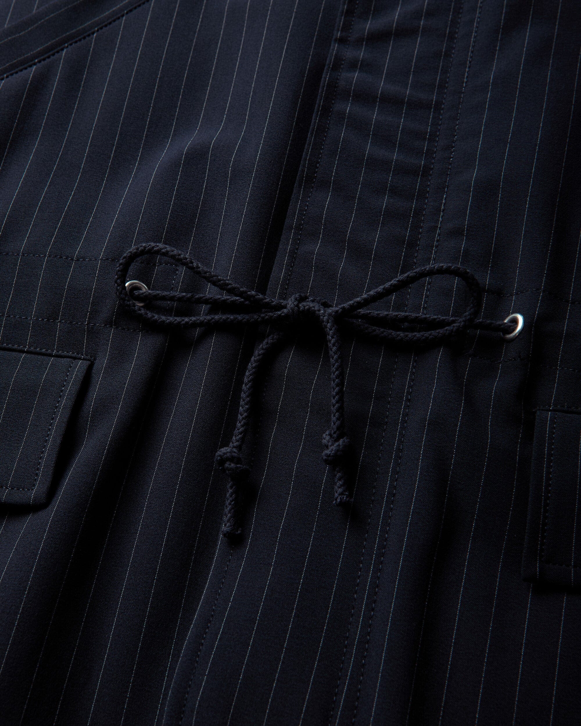 Undercover Men's Pinstripe Mod Coat Navy