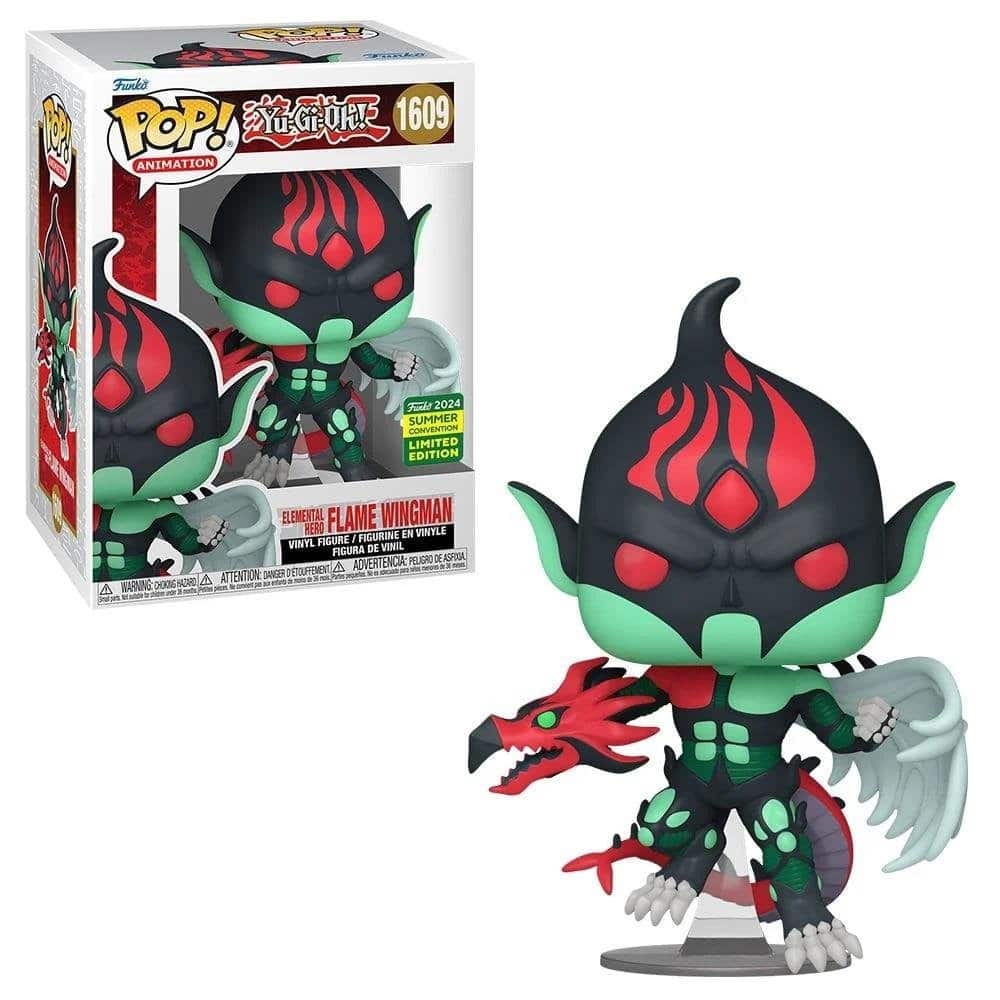 Funko POP! Yu - Gi - Oh! – Elemental Hero Flame Wingman #1609 (SDCC 2024 Exclusive)