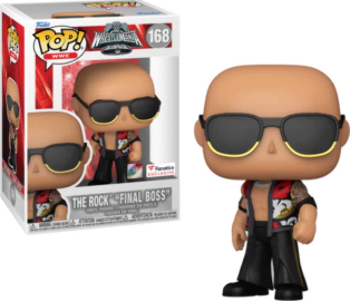 Funko POP! WWE – The Rock Final Boss #168 (Exclusive)