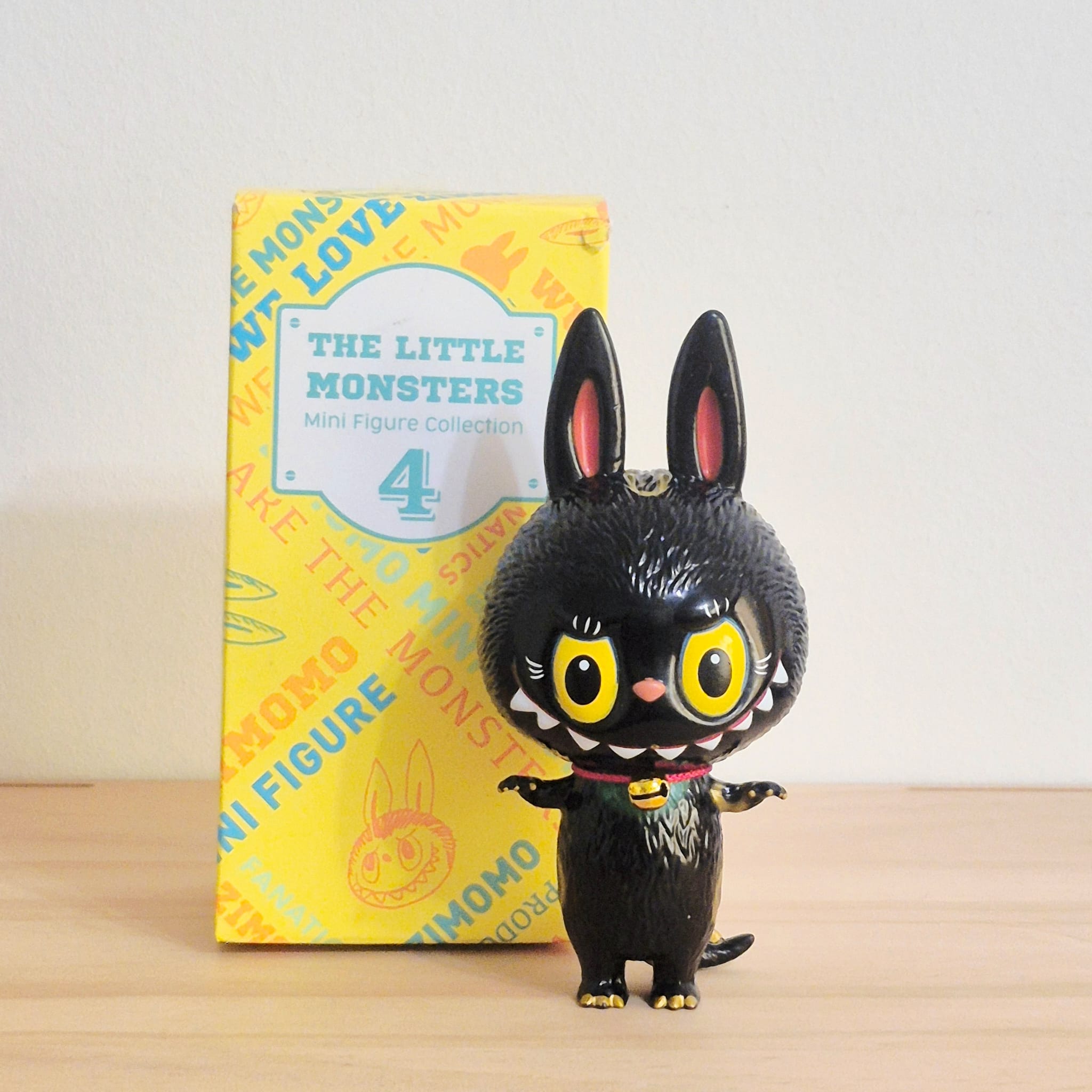 Jezzstah17 Maneki Zimomo (Black Version) - The Little Monsters Labubu Mini Figure Collection 4