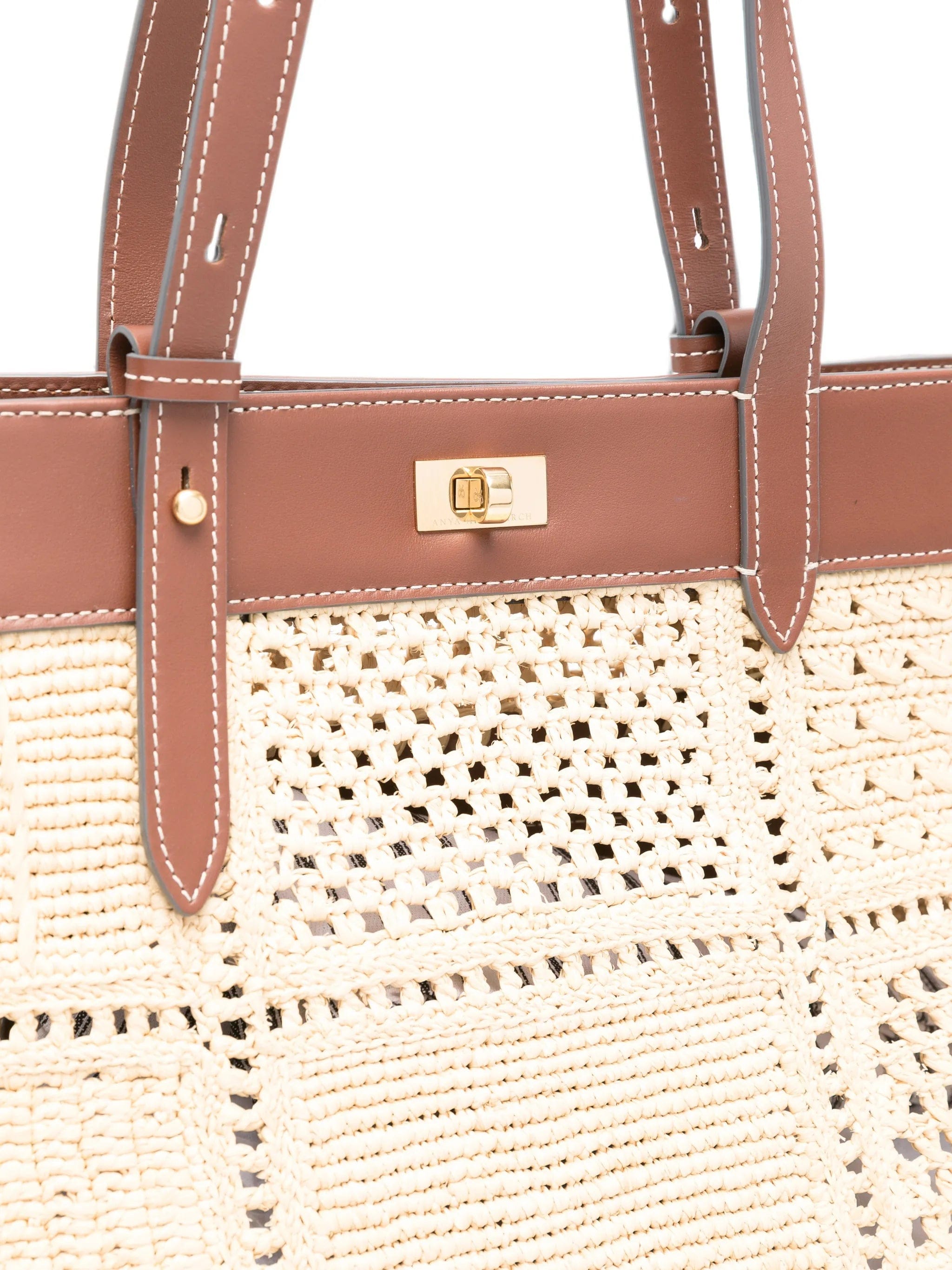 Anya Hindmarch Mortimer logo - detail shoulder bag