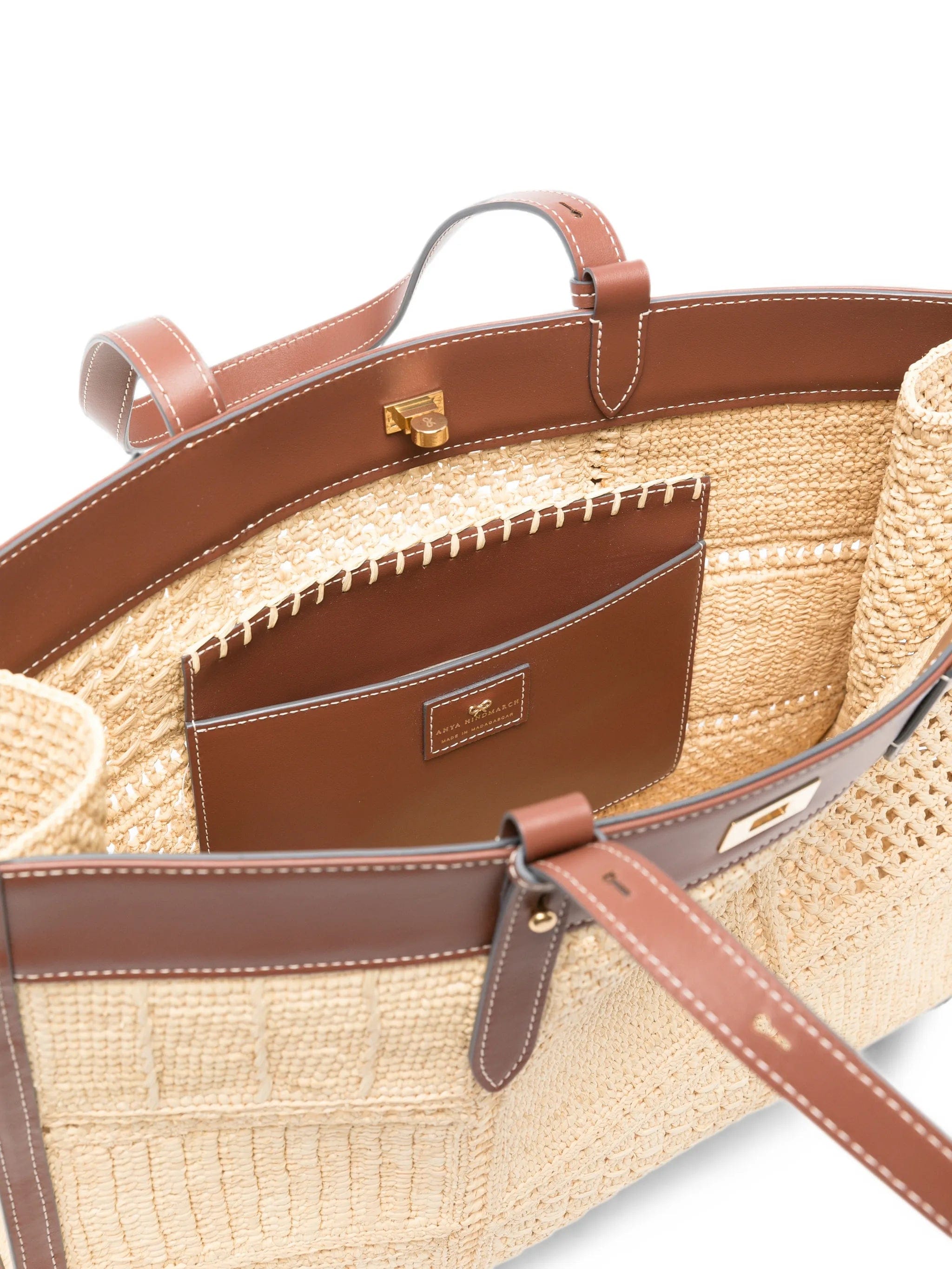 Anya Hindmarch Mortimer logo - detail shoulder bag