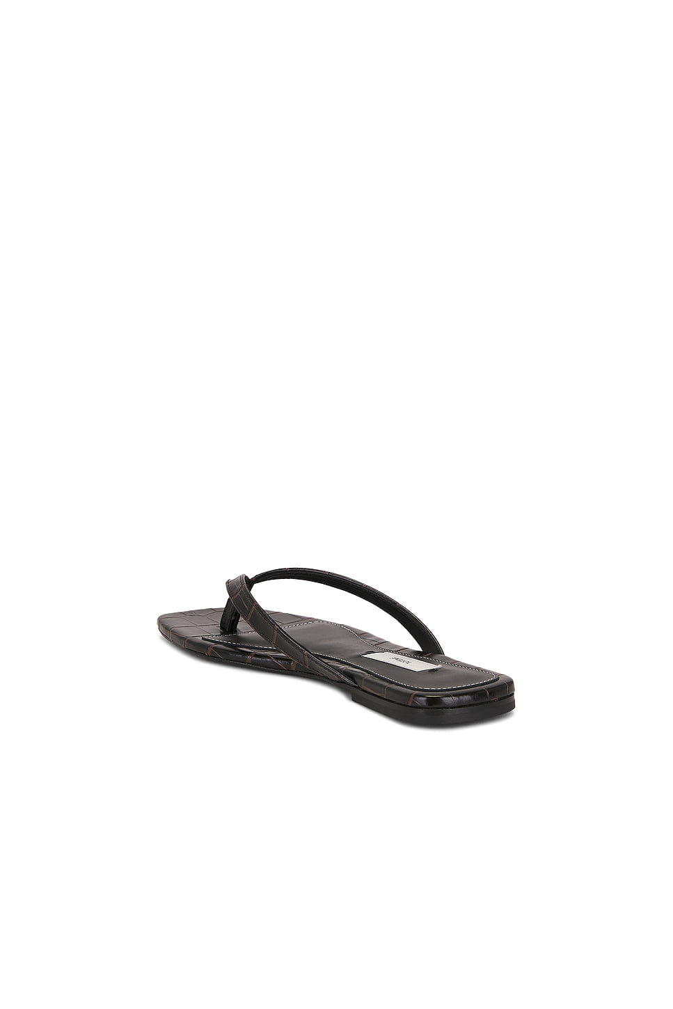 Toteme Croco Embossed Flip Flop
