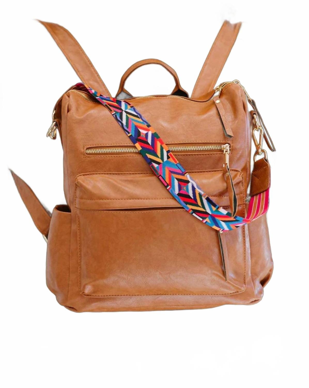 Chloe Women's Chloe Convertible Backpack In Tan - Aqua Brown