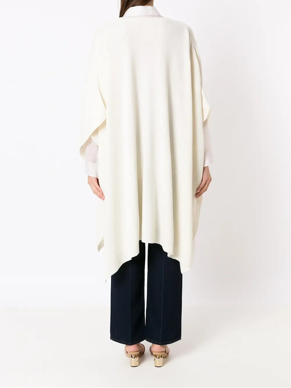Valentino Garavani Logo - Plaque Knitted Poncho