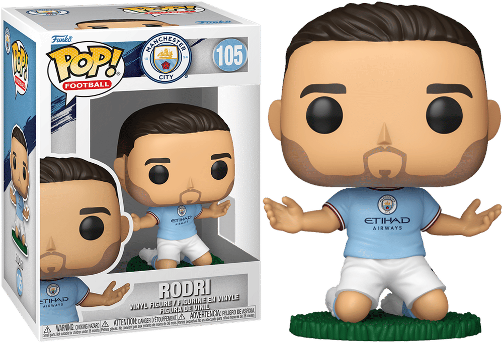 Funko Football: Manchester City – Rodri Cascante Pop! Vinyl