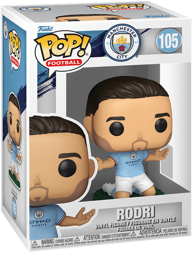 Funko Football: Manchester City – Rodri Cascante Pop! Vinyl