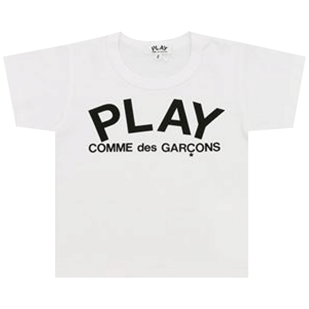 Comme des Garçons PLAY Kids Logo T-Shirt White