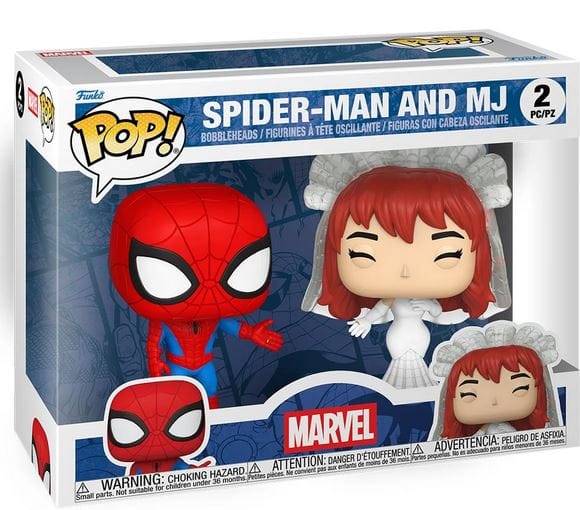 Funko Pop Spider - Man and Mary Jane 2 pack Vinyl Figure