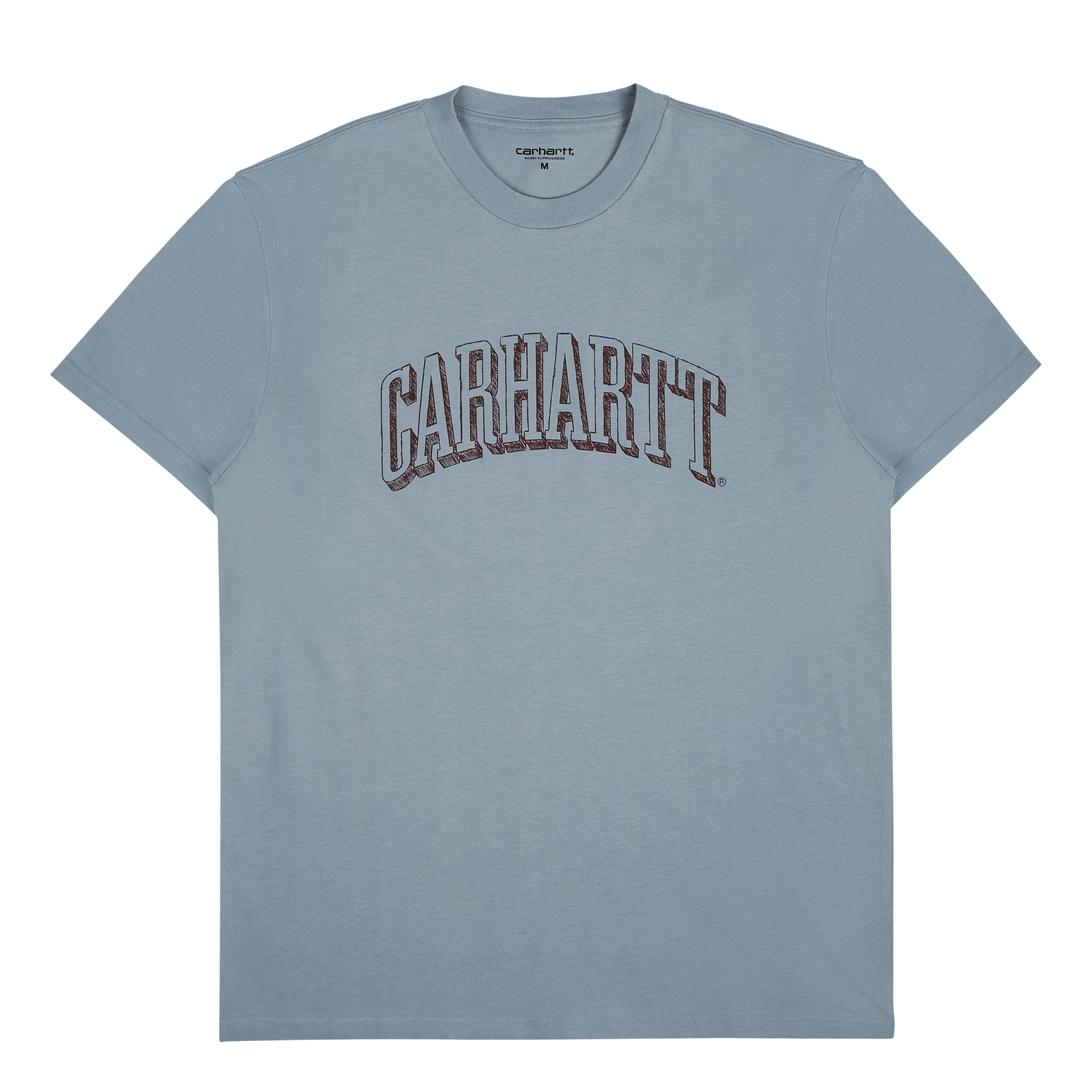 Carhartt WIP S/s Scrawl Script T - shirt Misty Sky / Corvina