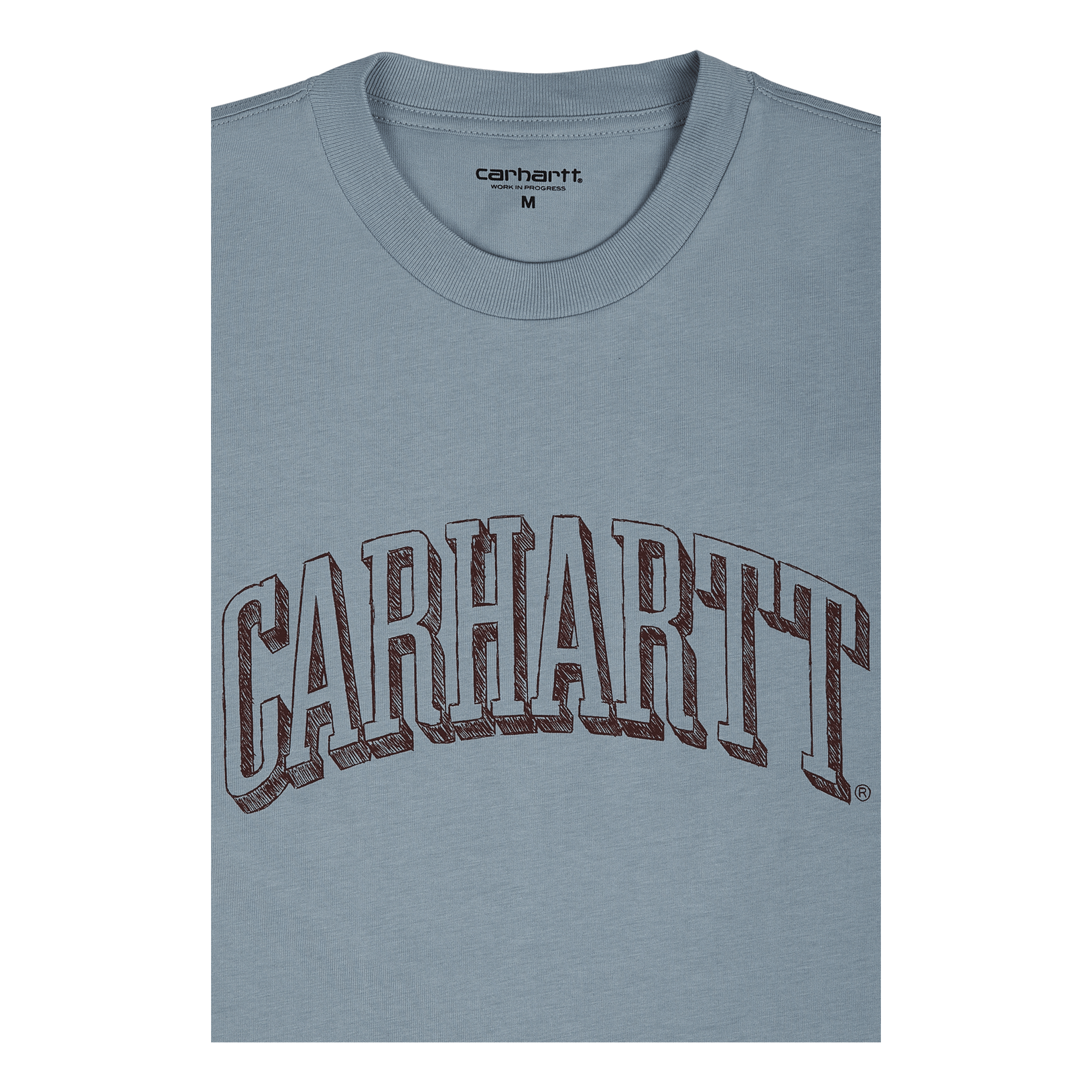 Carhartt WIP S/s Scrawl Script T - shirt Misty Sky / Corvina