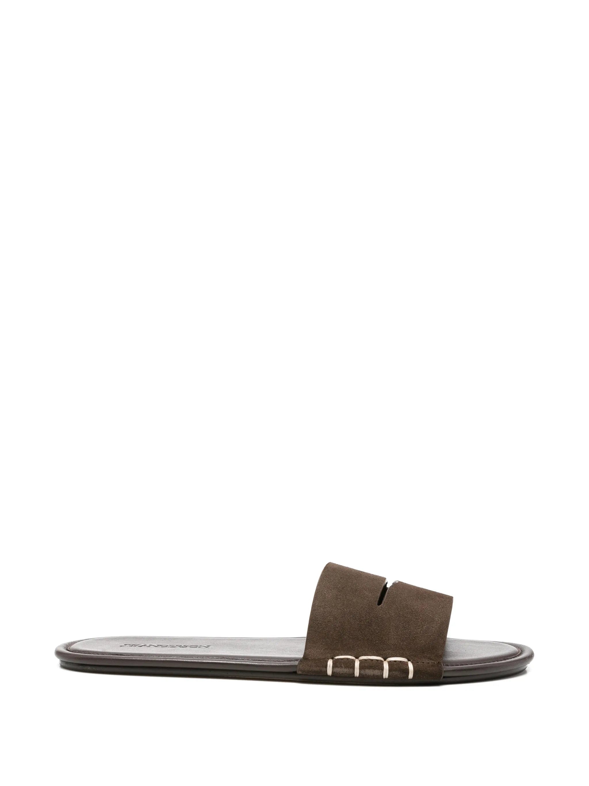 JW Anderson cut - out detailing flat sandals