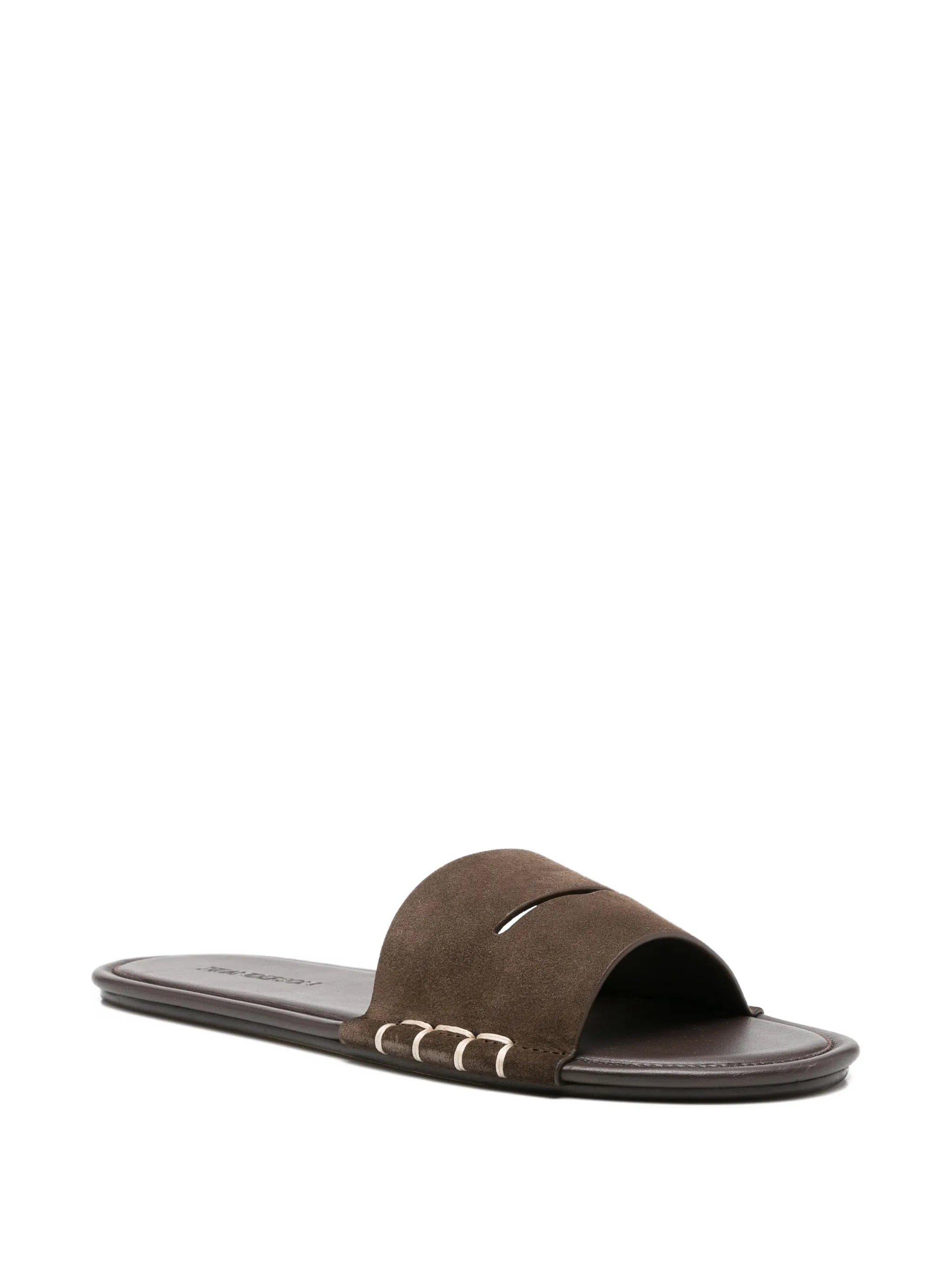 JW Anderson cut - out detailing flat sandals