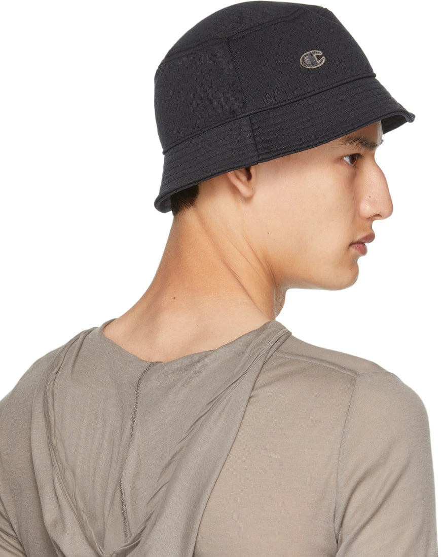 Rick Owens x Champion Gilligan Hat Eco Mesh Black