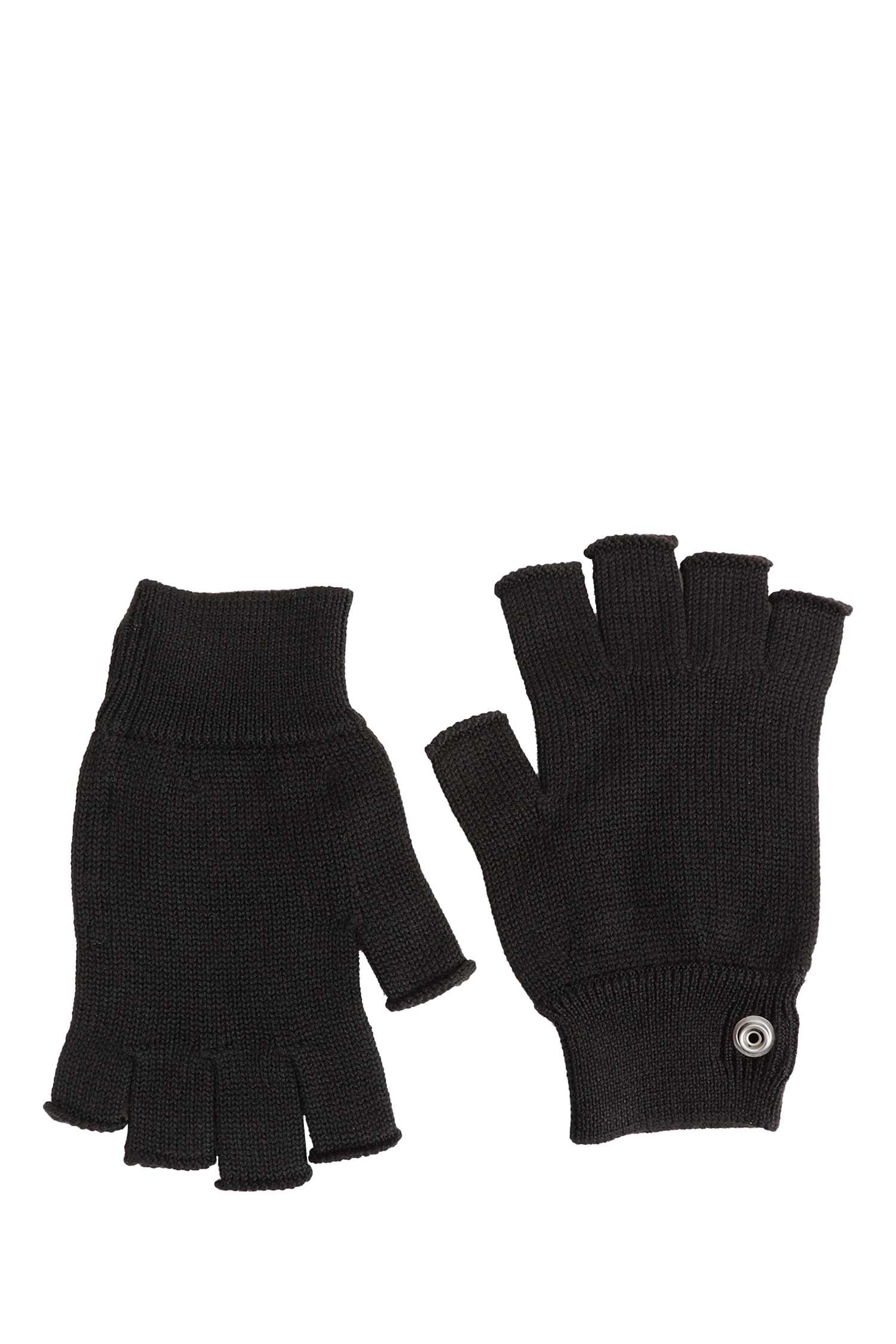 RICK OWENS Fingerless Virgin Wool Gloves