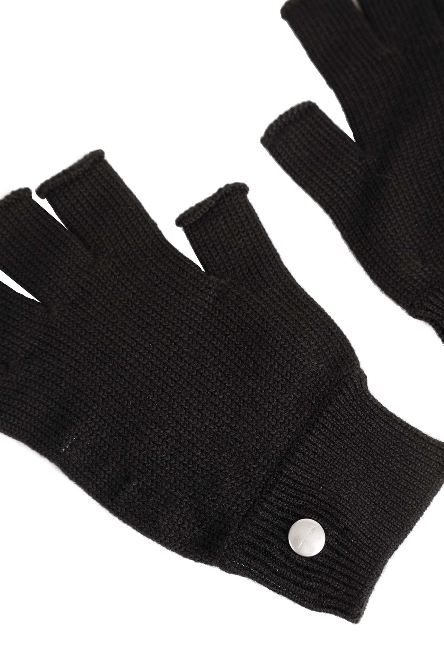 RICK OWENS Fingerless Virgin Wool Gloves