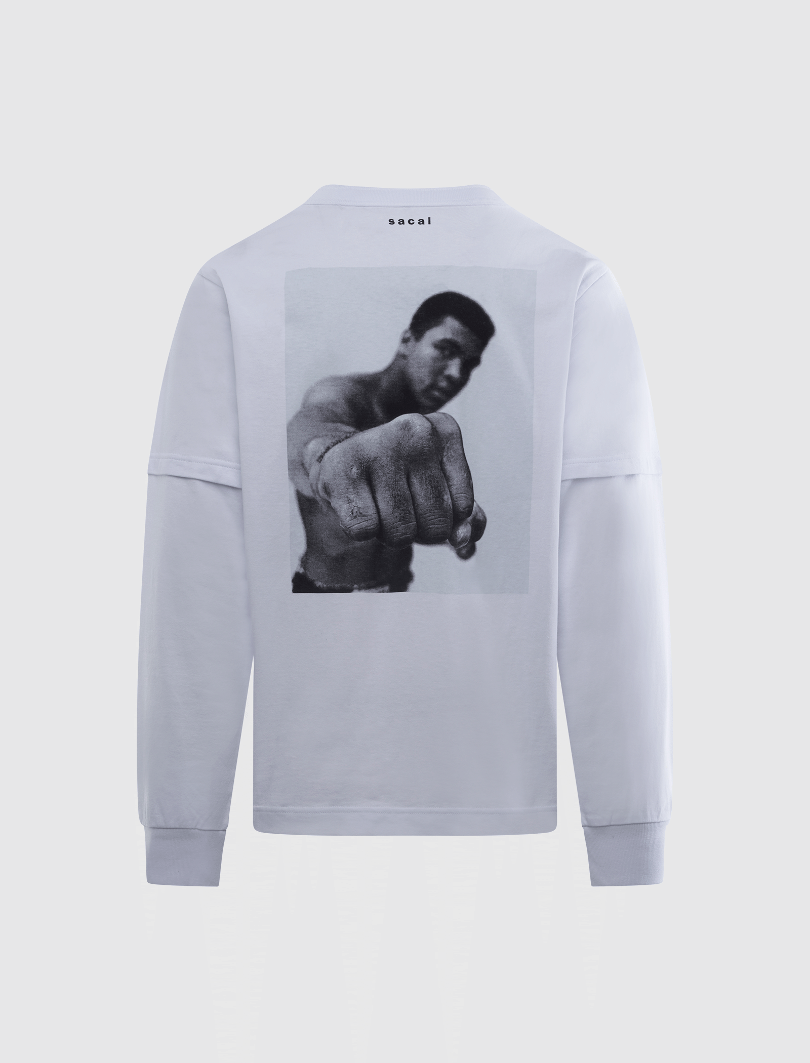 SACAI GRAPHIC LONG SLEEVE T - SHIRT