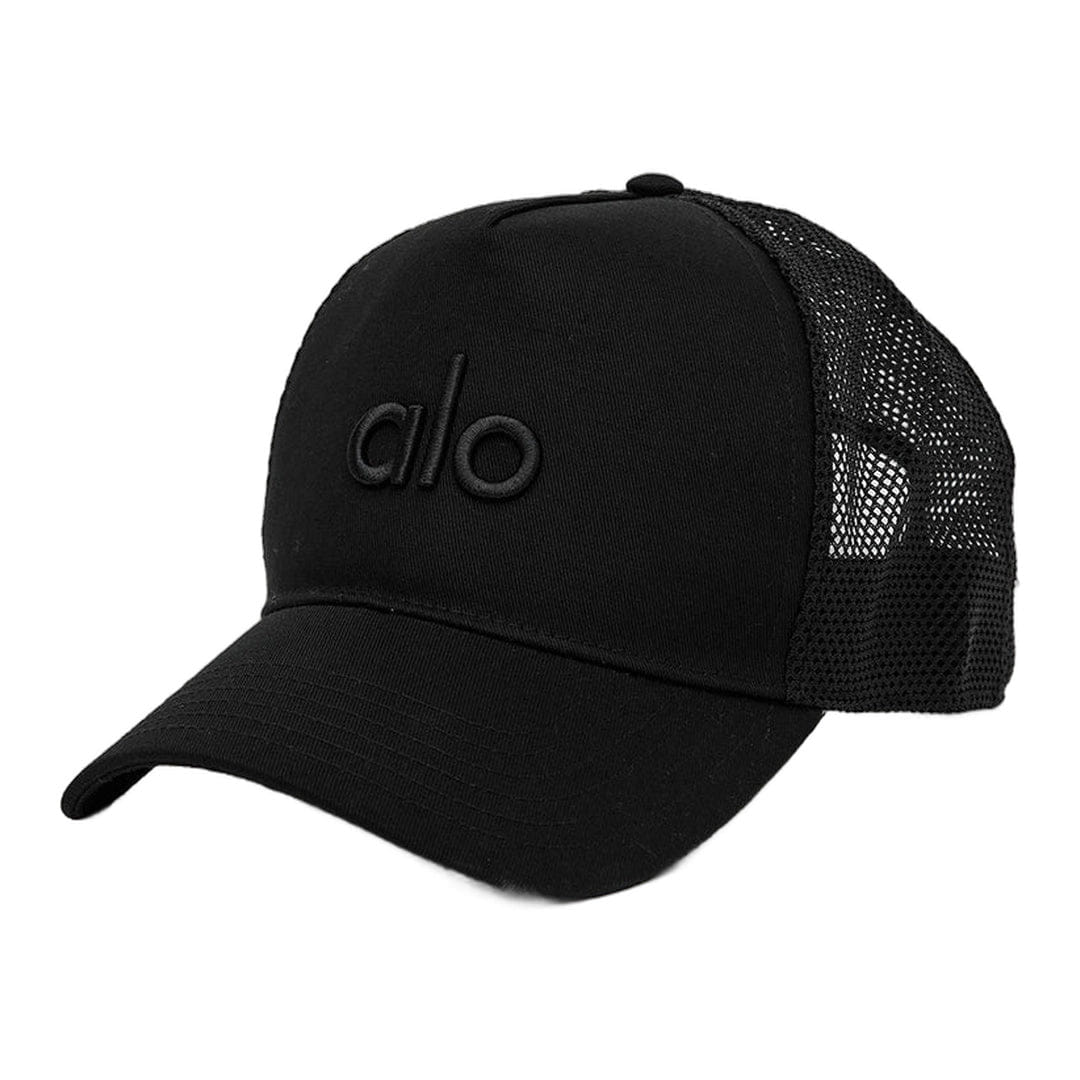 ALO Yoga alo District Trucker Hat - Black