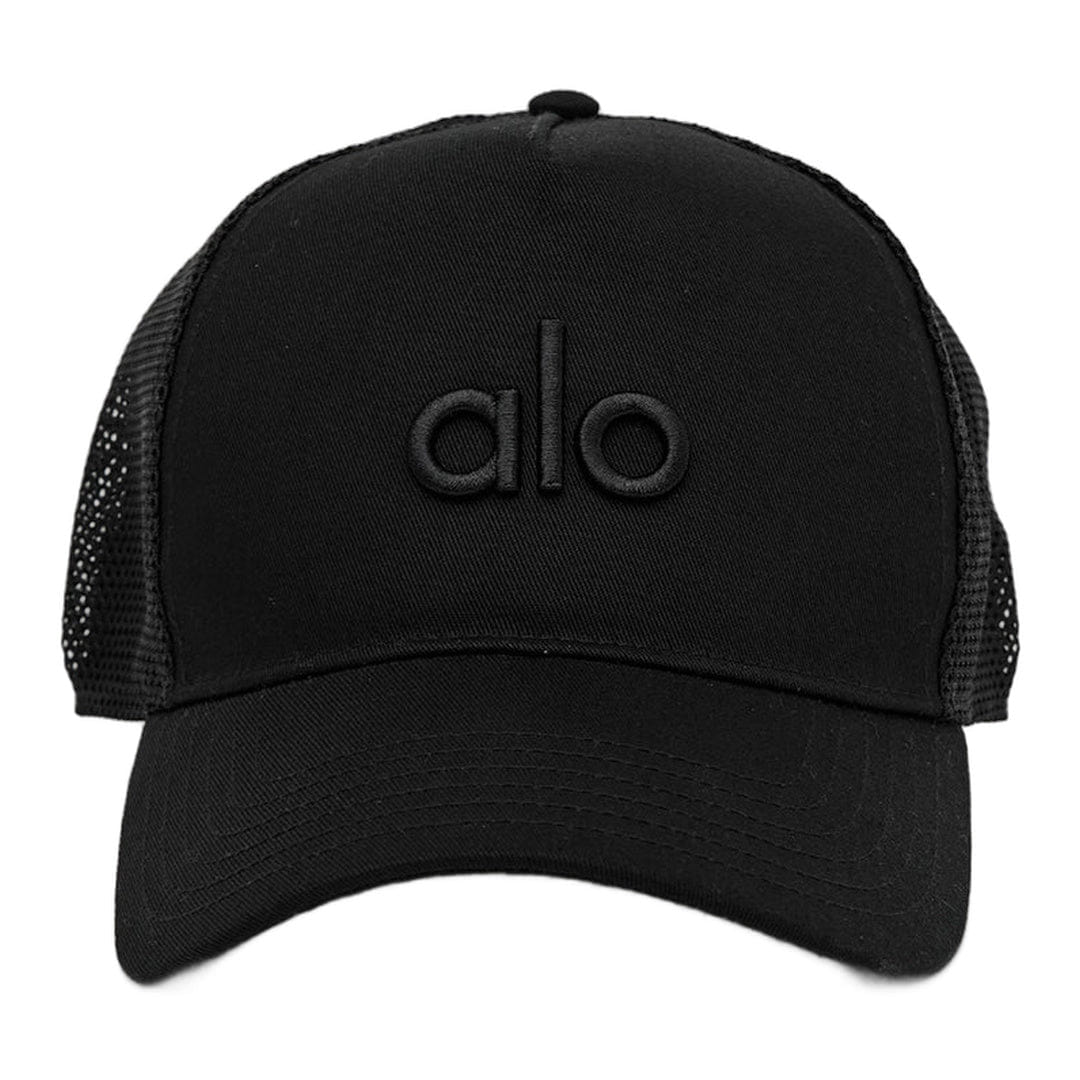 ALO Yoga alo District Trucker Hat - Black