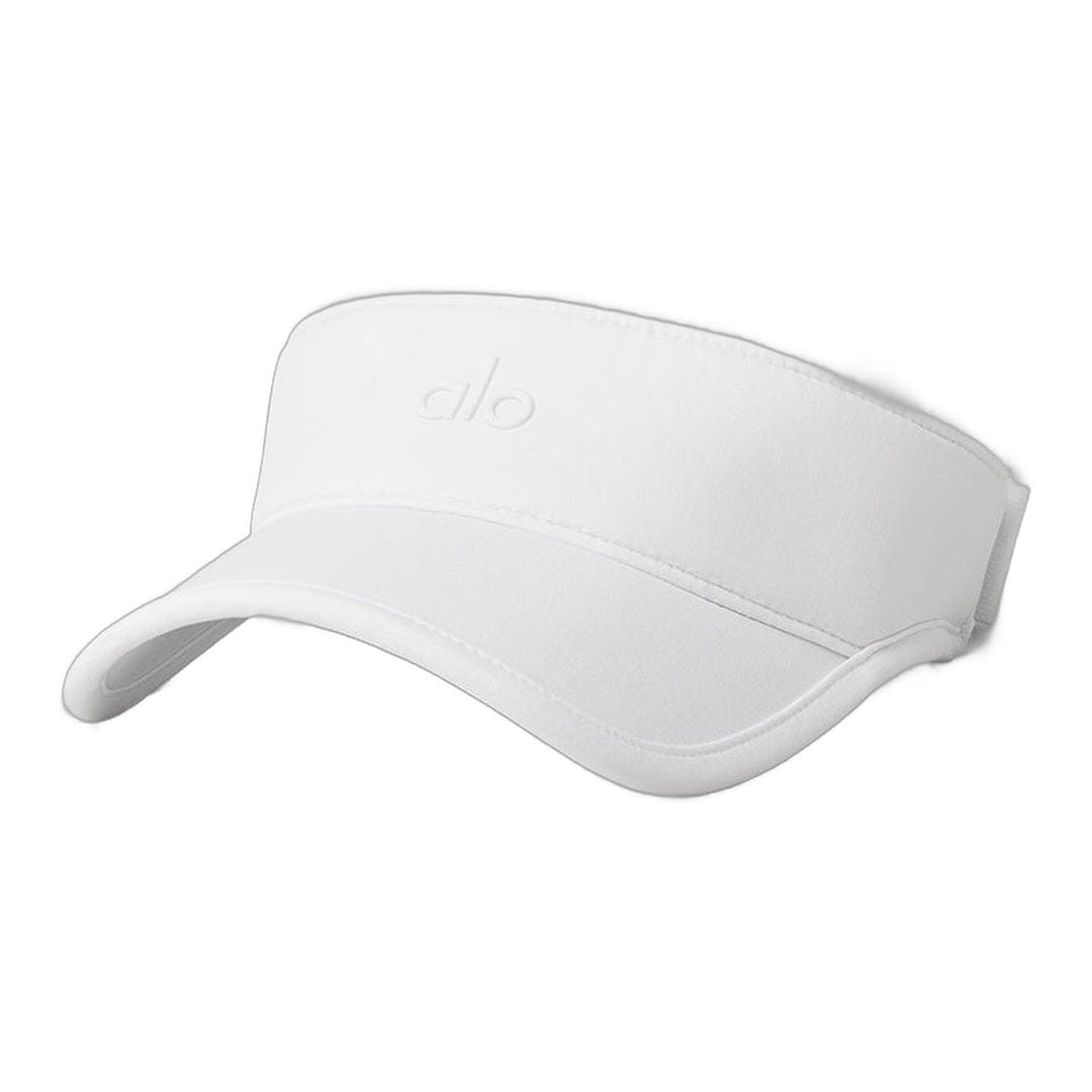 ALO Yoga alo Performance Eclipse Visor - White/White