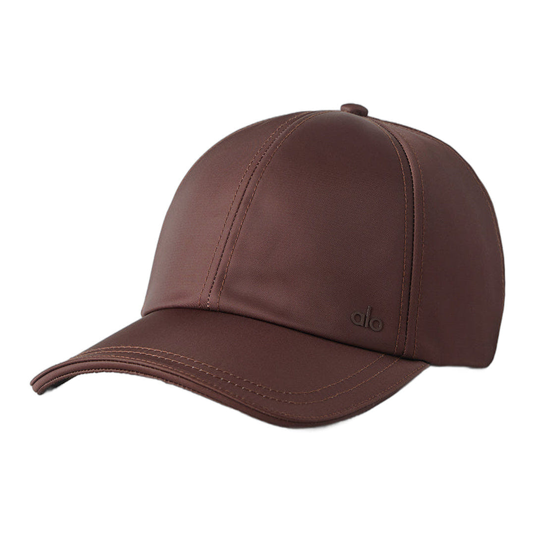 ALO Yoga alo Satin Off - Duty Cap - Brownstone