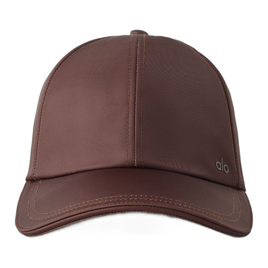 ALO Yoga alo Satin Off - Duty Cap - Brownstone