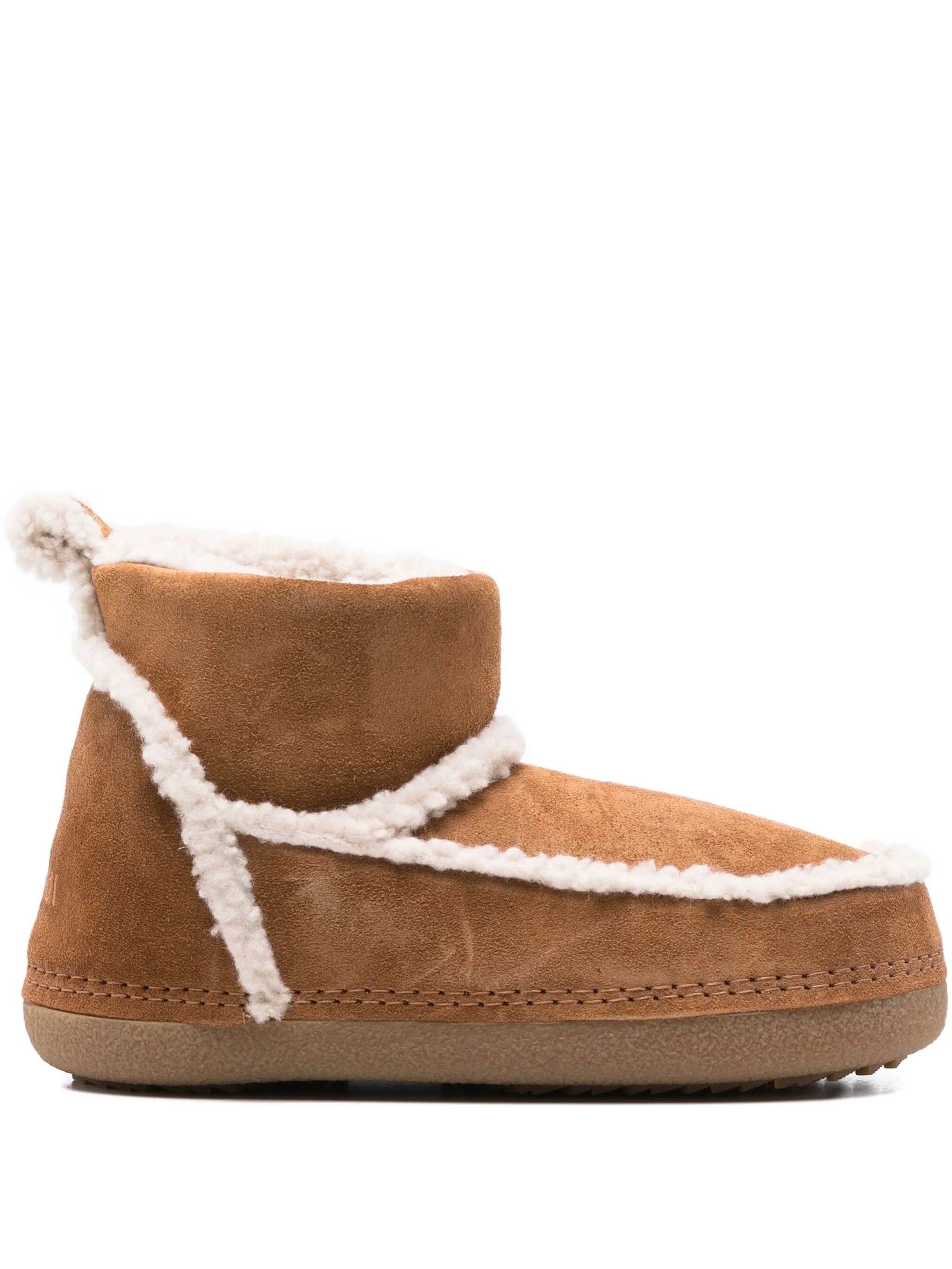 Inuikii Classic Shearling Low suede ankle boots