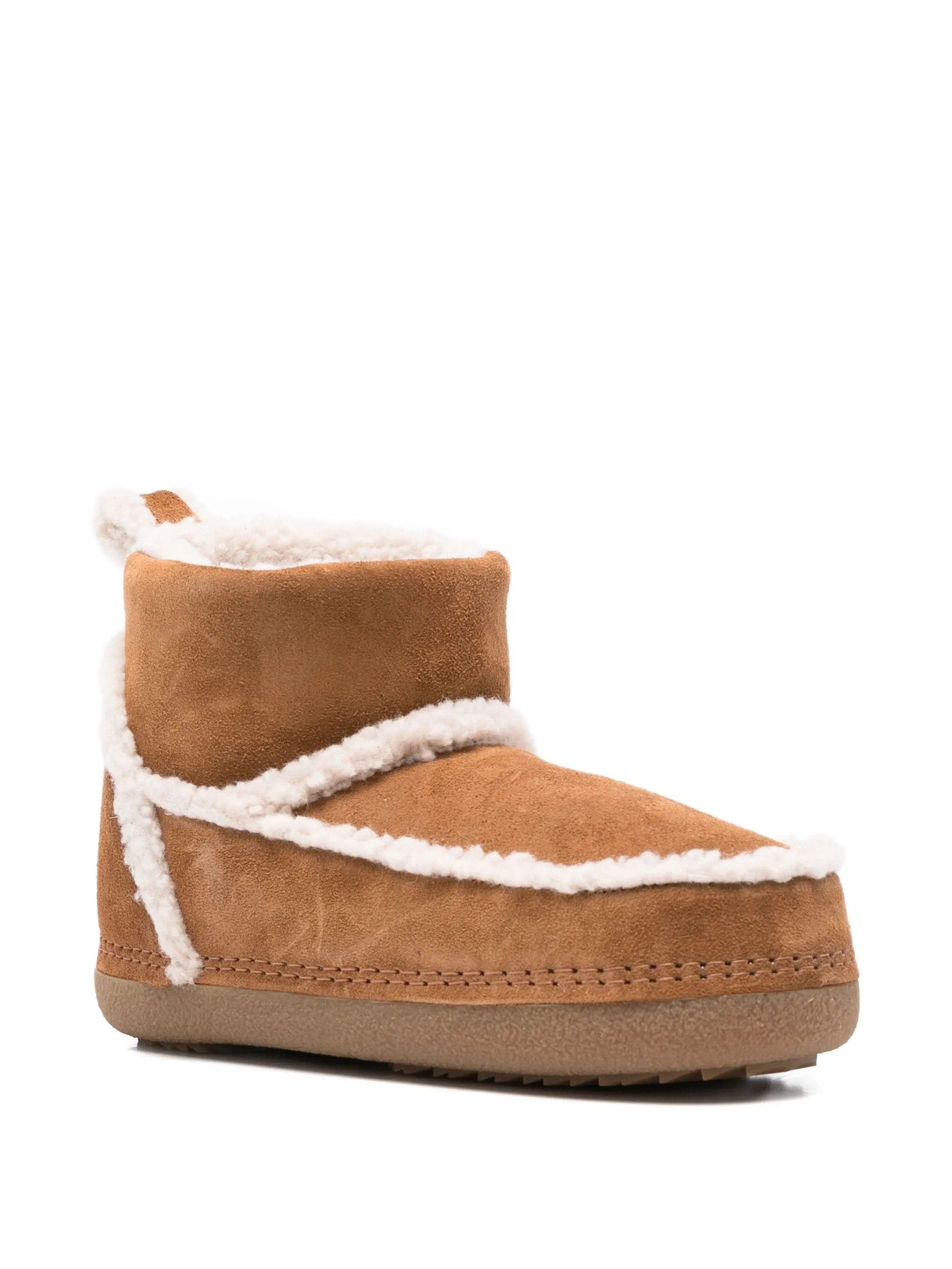 Inuikii Classic Shearling Low suede ankle boots