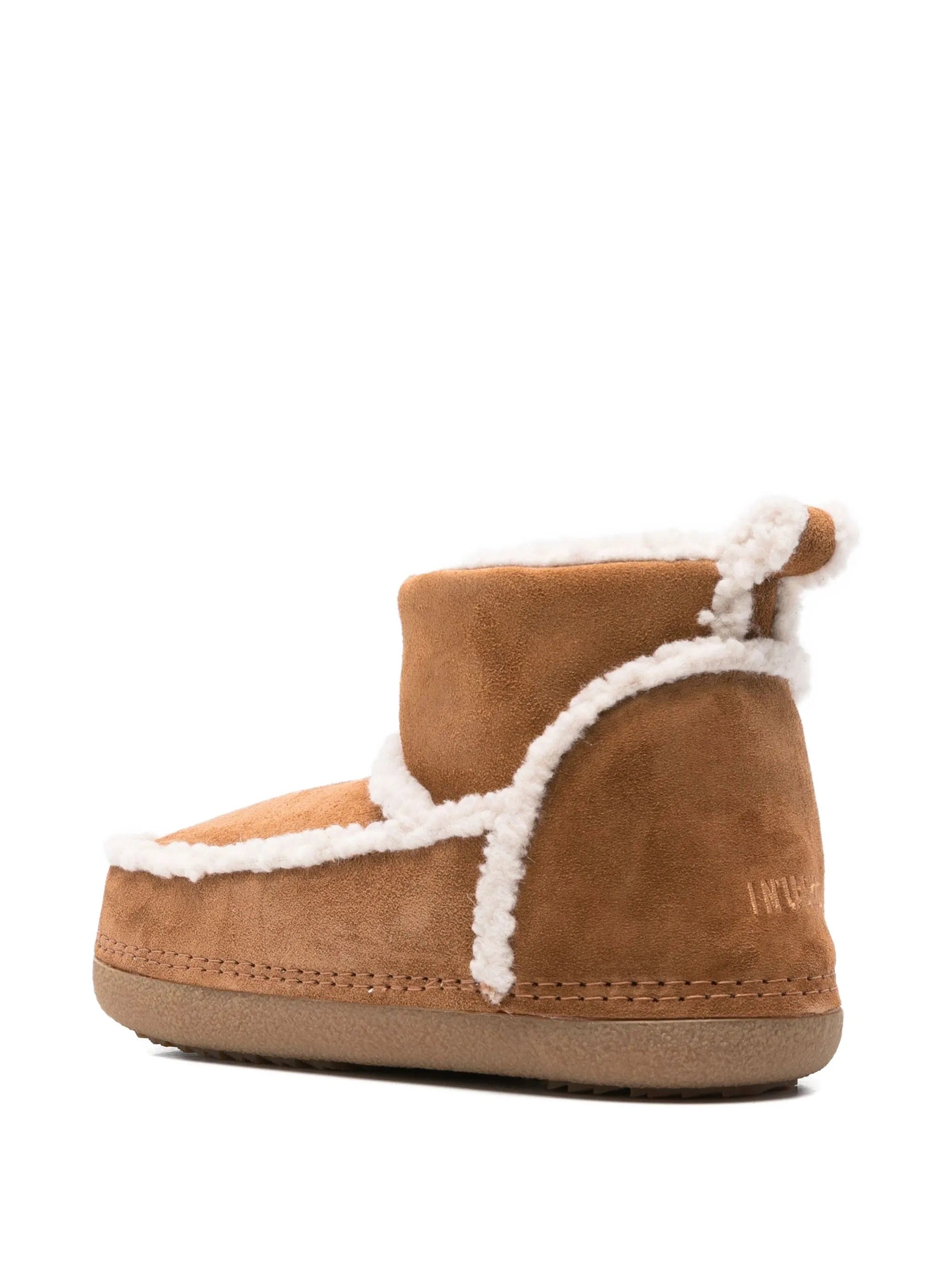 Inuikii Classic Shearling Low suede ankle boots