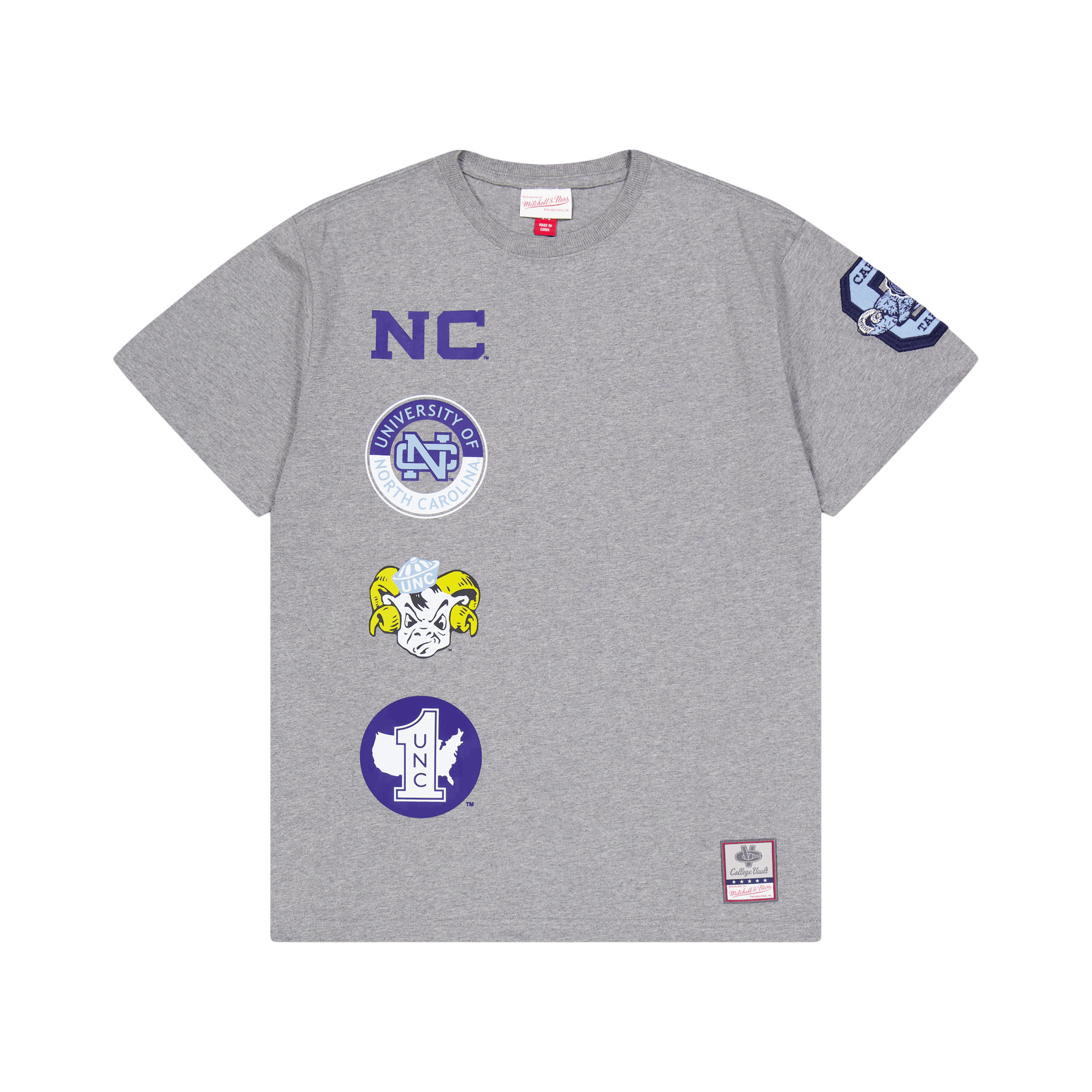 Mitchell & Ness M&n City Collection S/s T-Shirt Grey Heather