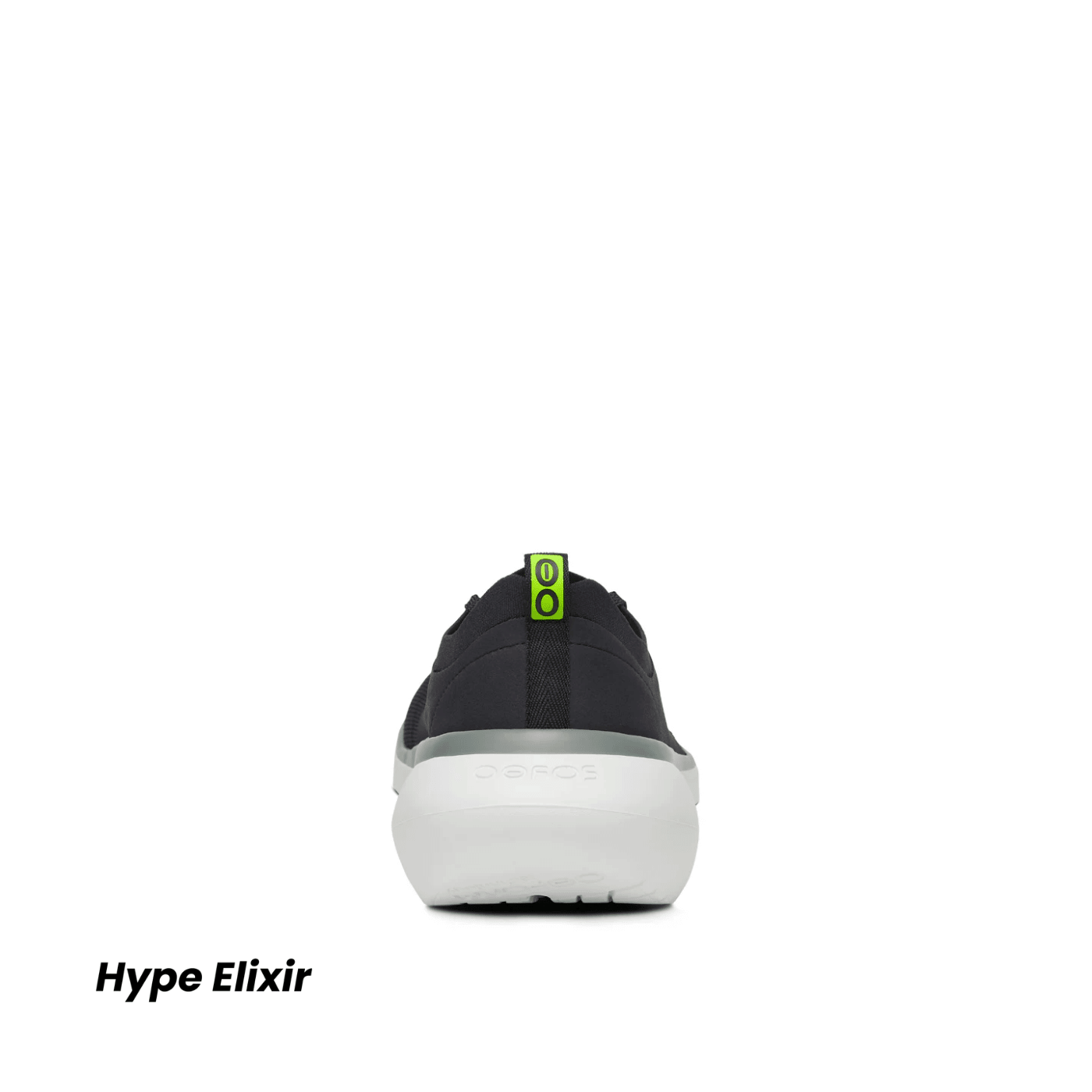 Oofos Stride Lace - Up Shoe White & Black