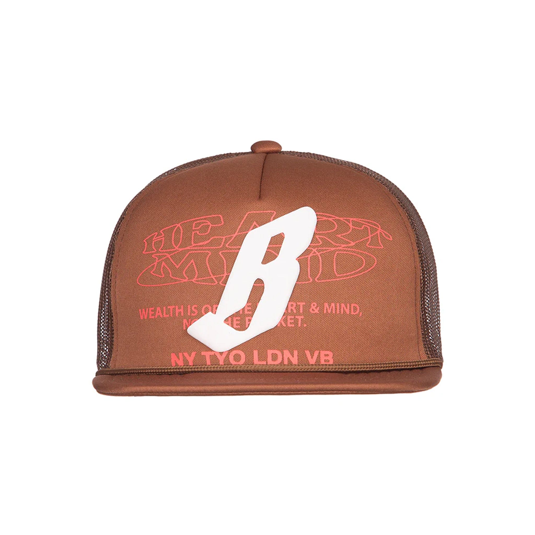 Billionaire Boys Club BB Flying B Trucker Hat (Toffee)