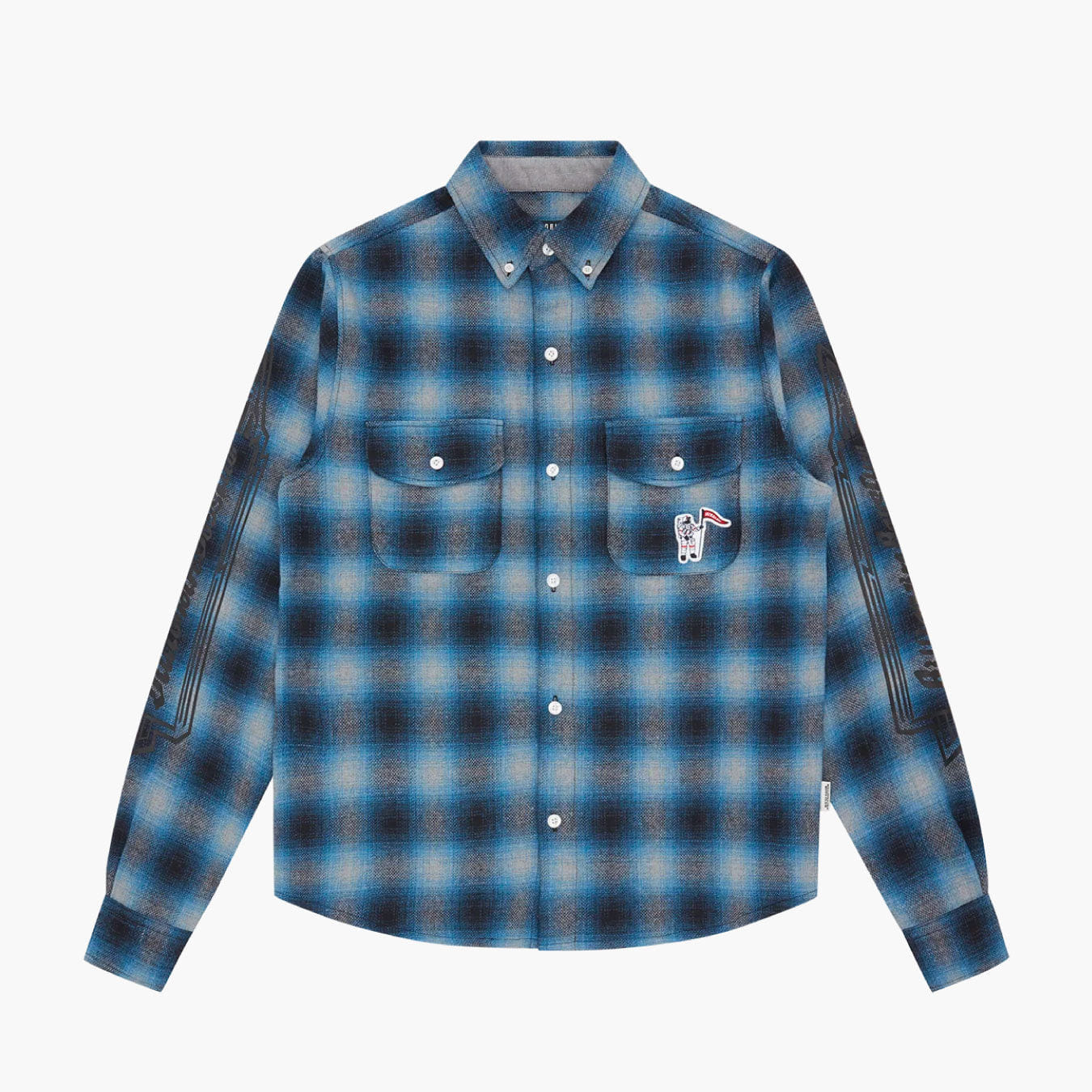 Billionaire Boys Club Check L/s Shirt Blue