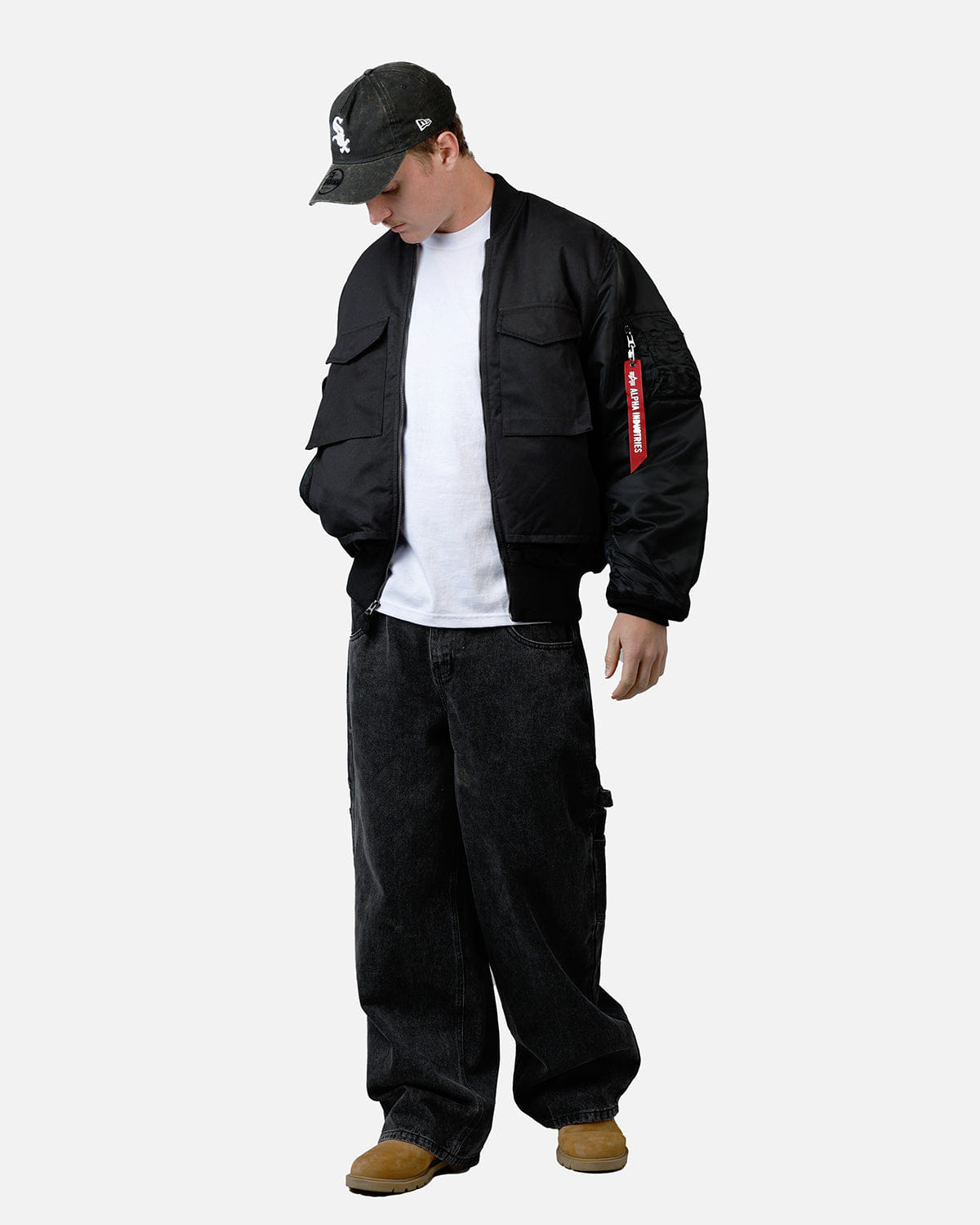 ALPHA Industries MA - 1 Mixed Cotton Jacket Black